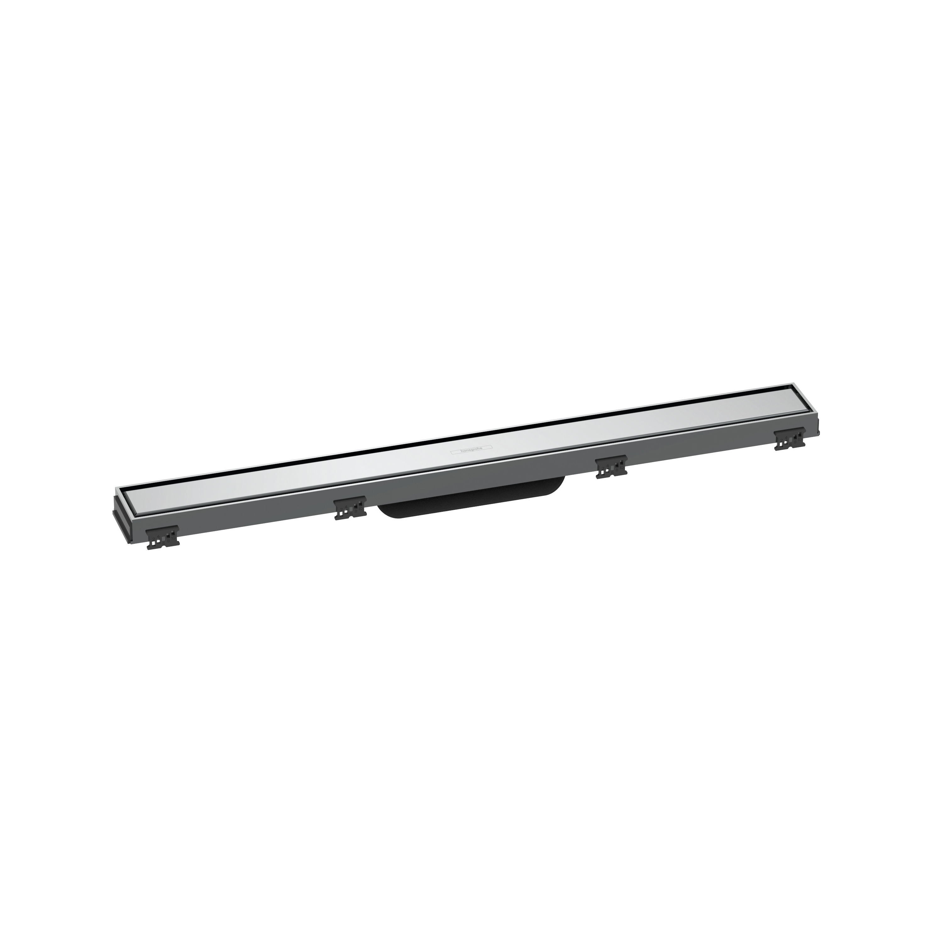 hansgrohe RainDrain Match Desagüe lineal de ducha 70 cm tapa posterior alicatable con marco de altura ajustable