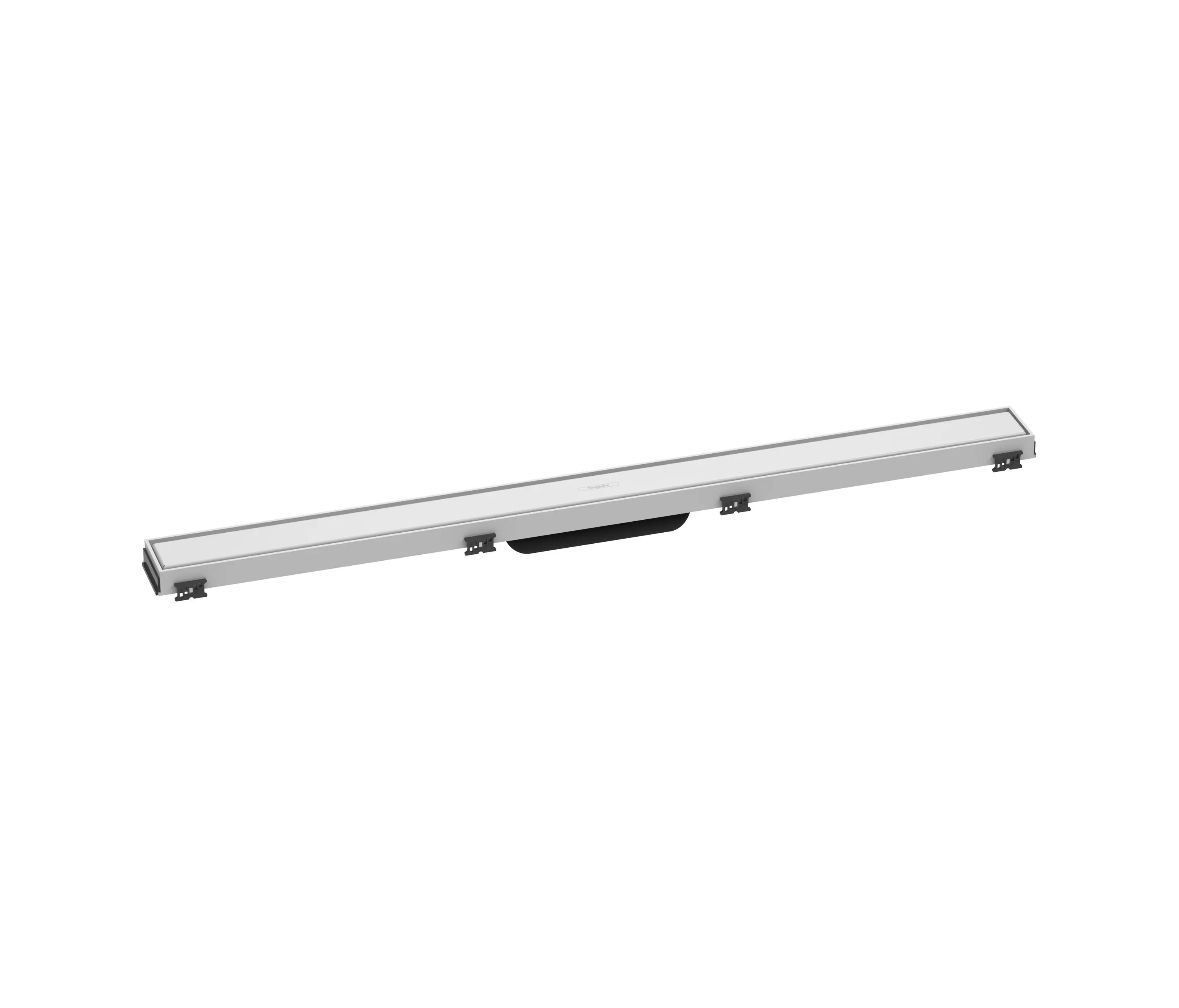 Hansgrohe - hansgrohe RainDrain Match Desagüe lineal de ducha 90 cm tapa posterior alicatable con marco de altura ajustable