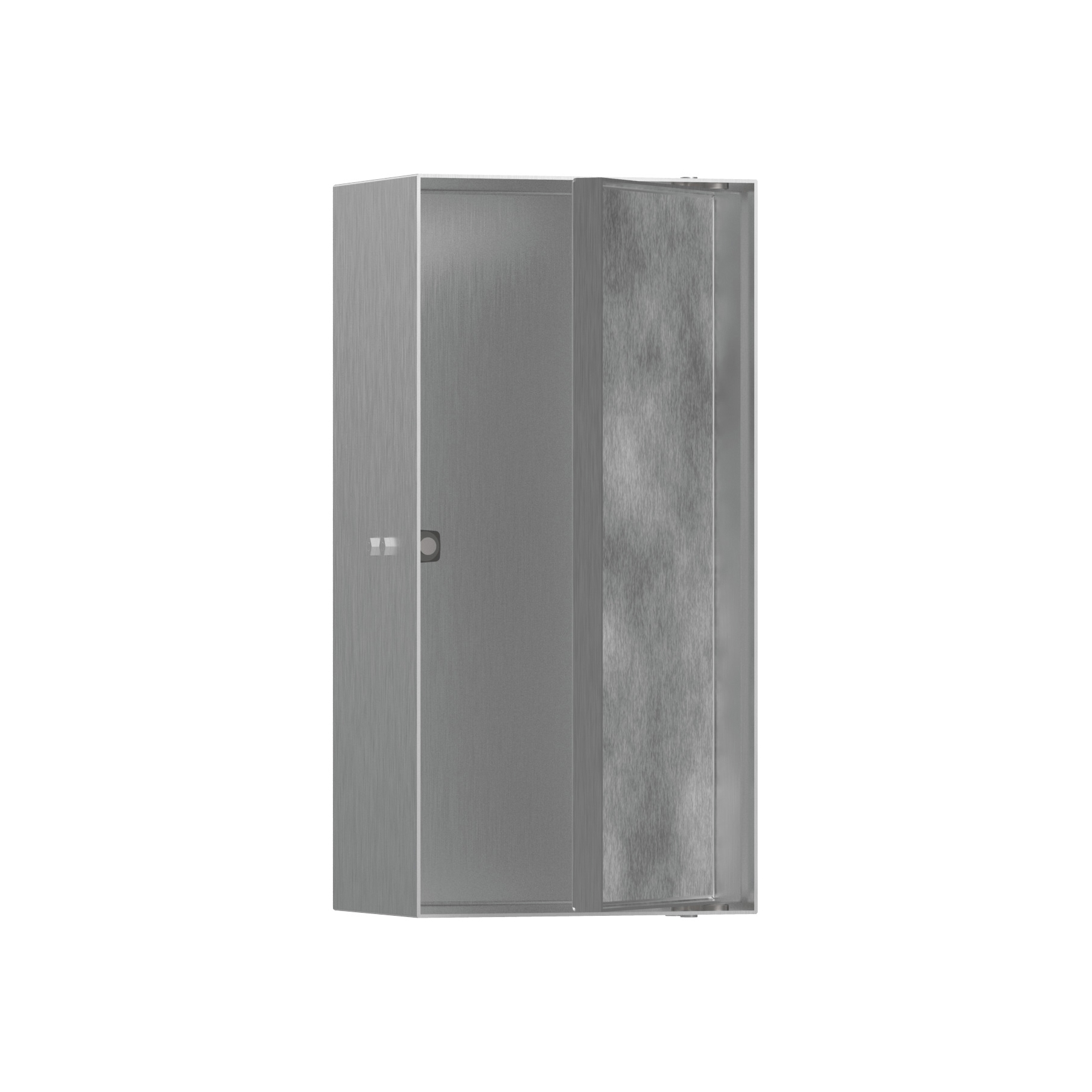hansgrohe XtraStoris Rock Wall niche with tileable door 30 x 15 x 10 cm