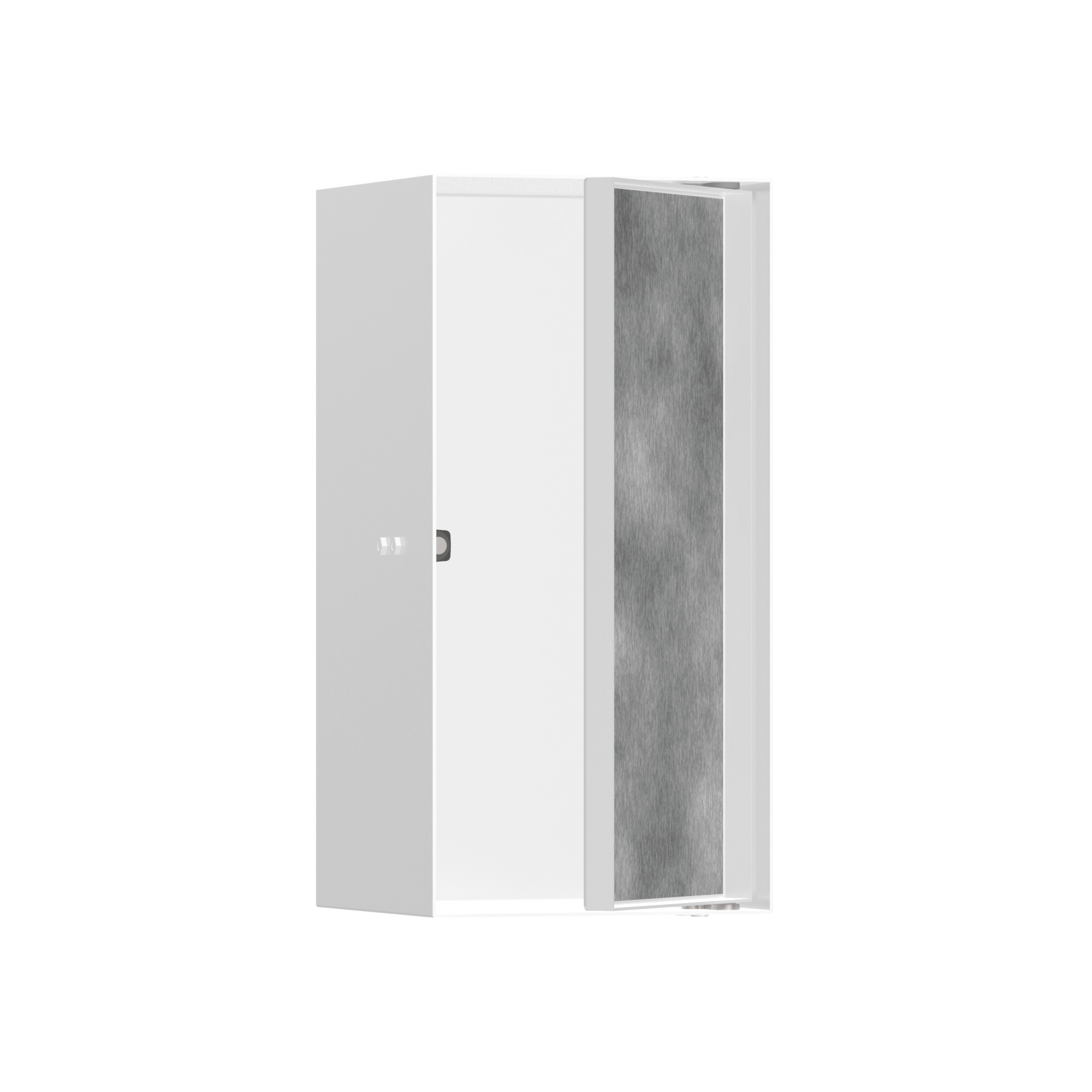 Display product hansgrohe XtraStoris Rock Wall niche with tileable door 30 x 15 x 14 cm from manufacturer Hansgrohe