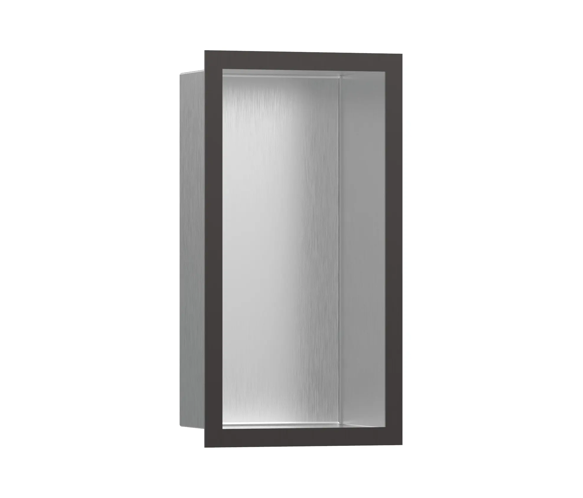 Hansgrohe - hansgrohe XtraStoris Individual Wall niche Brushed Stainless Steel with design frame 30 x 15 x 10 cm