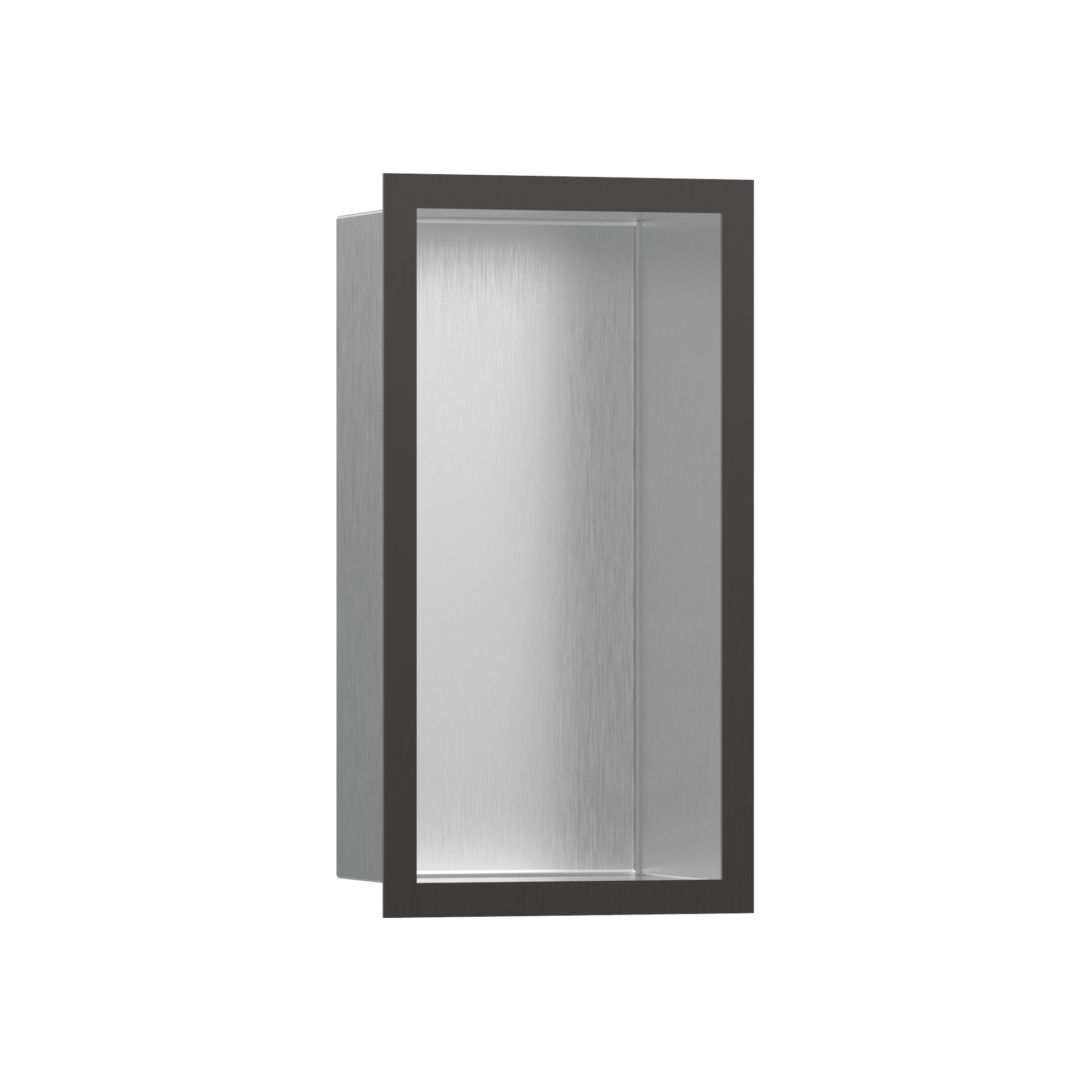 hansgrohe XtraStoris Individual Nicchia ad incasso acciao inox spazzolato con cornice 30 x 15 x 10 cm