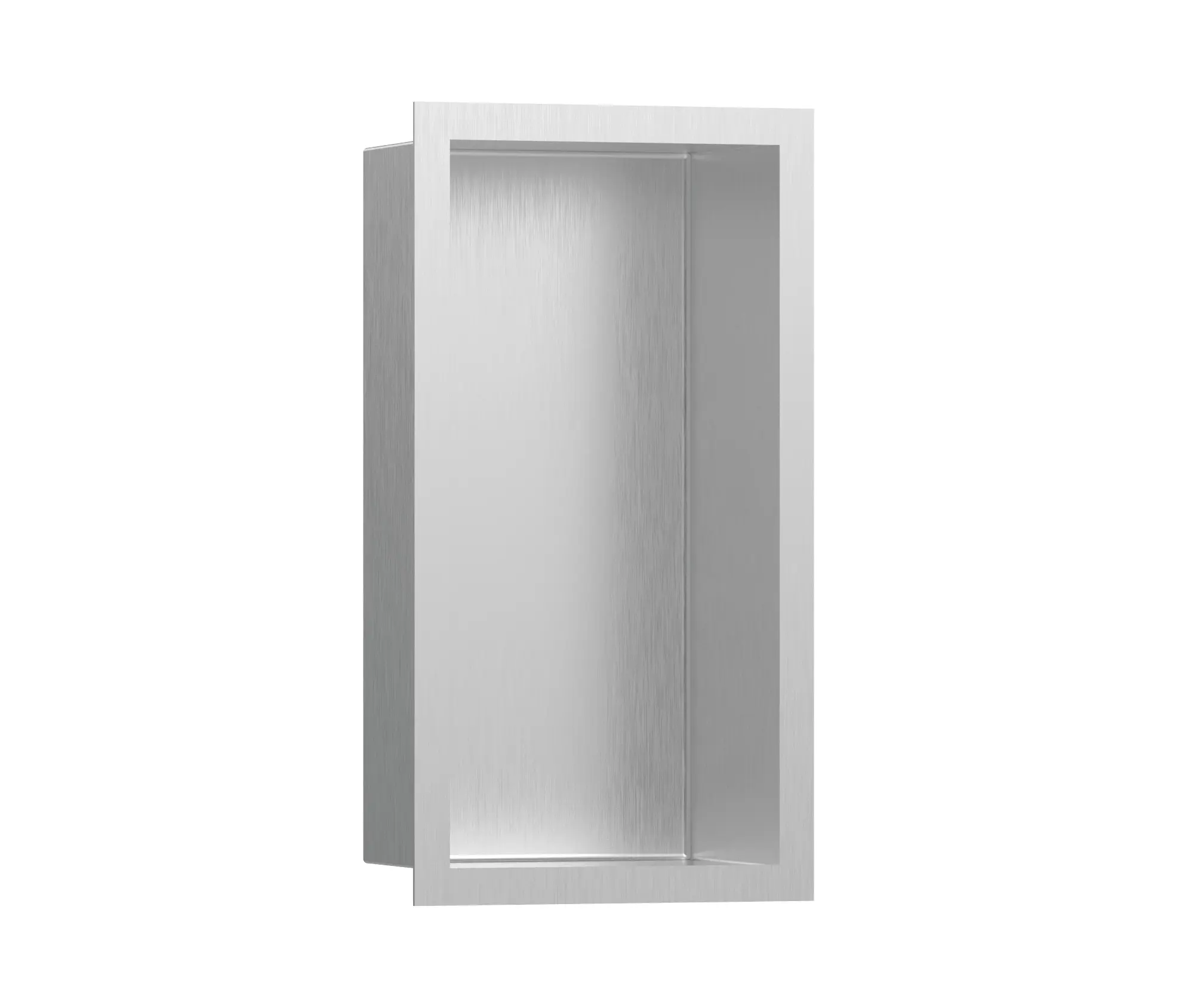Hansgrohe - hansgrohe XtraStoris Individual Wall niche Brushed Stainless Steel with design frame 30 x 15 x 10 cm