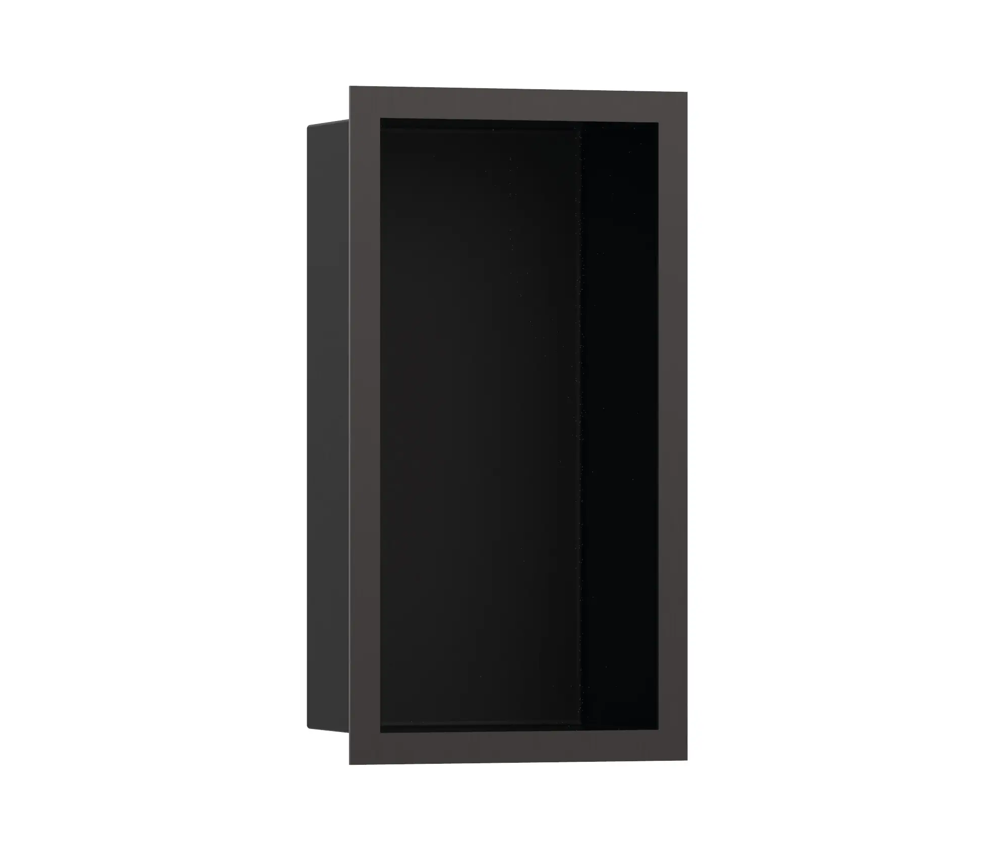 Hansgrohe - hansgrohe XtraStoris Individual Nicho de pared negro mate con marco de diseño 30 x 15 x 10 cm