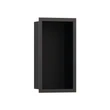 hansgrohe XtraStoris Individual Nicho de pared negro mate con marco de diseño 30 x 15 x 10 cm