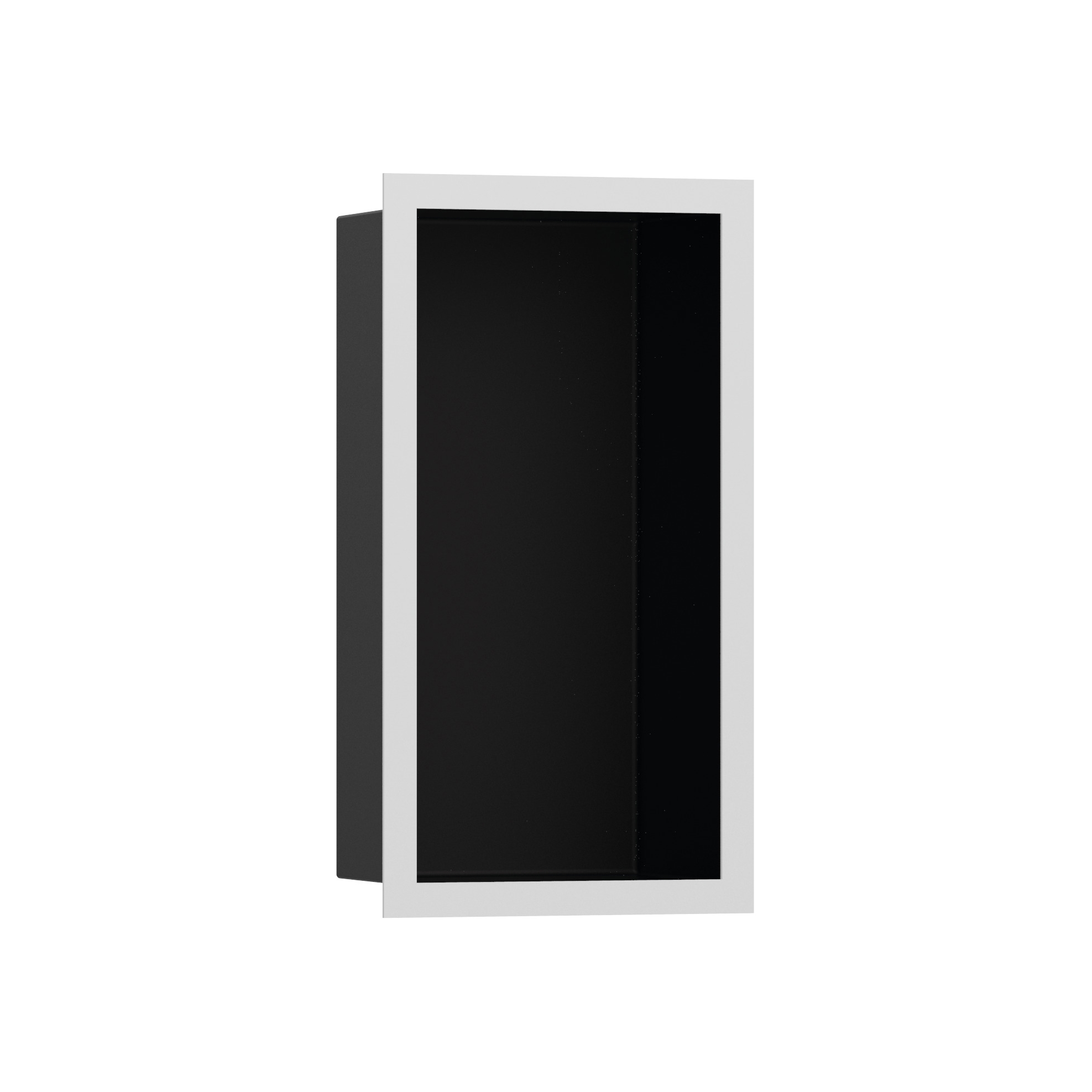 hansgrohe XtraStoris Individual Wall niche Matt Black with design frame 30 x 15 x 10 cm