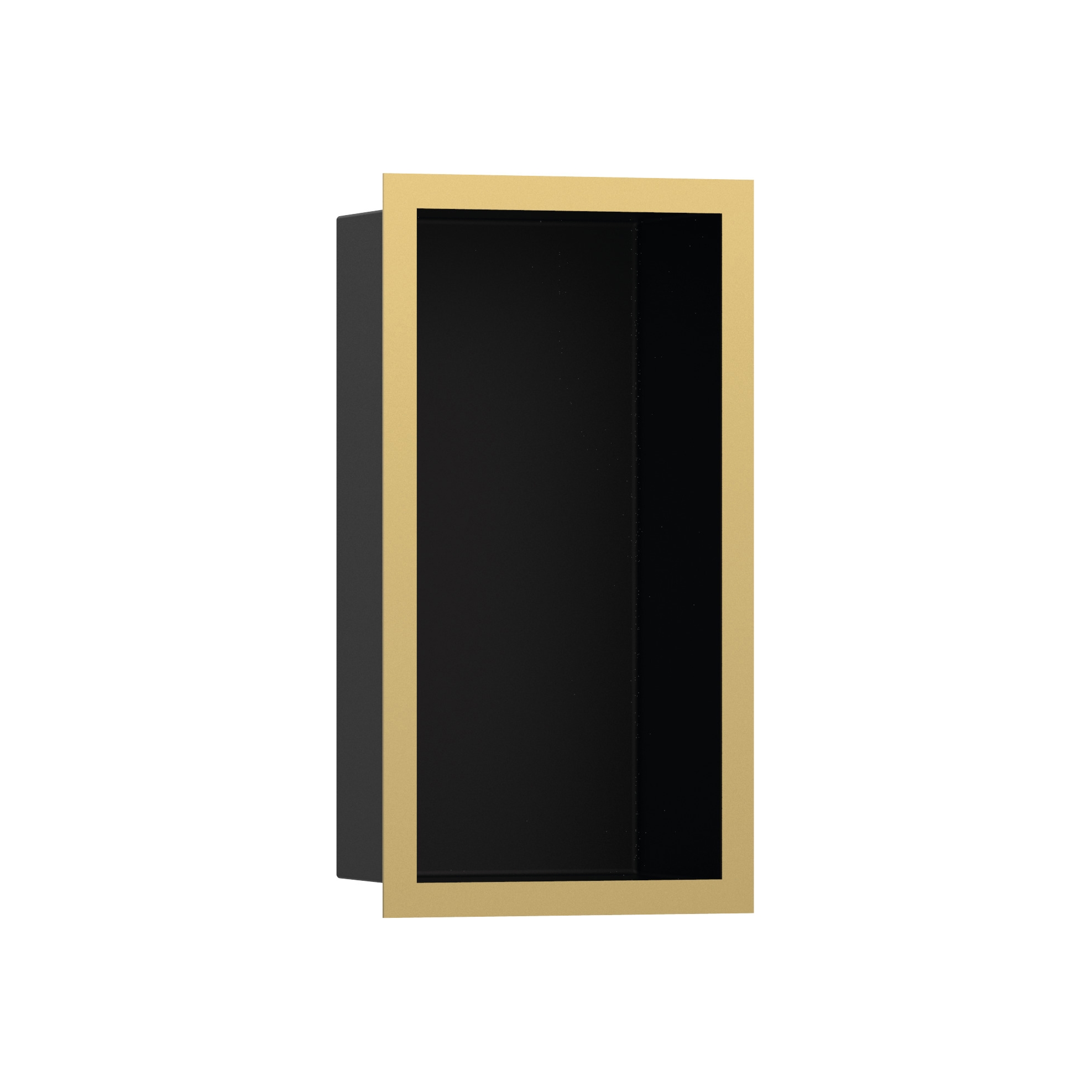 hansgrohe XtraStoris Individual Wall niche Matt Black with design frame 30 x 15 x 10 cm