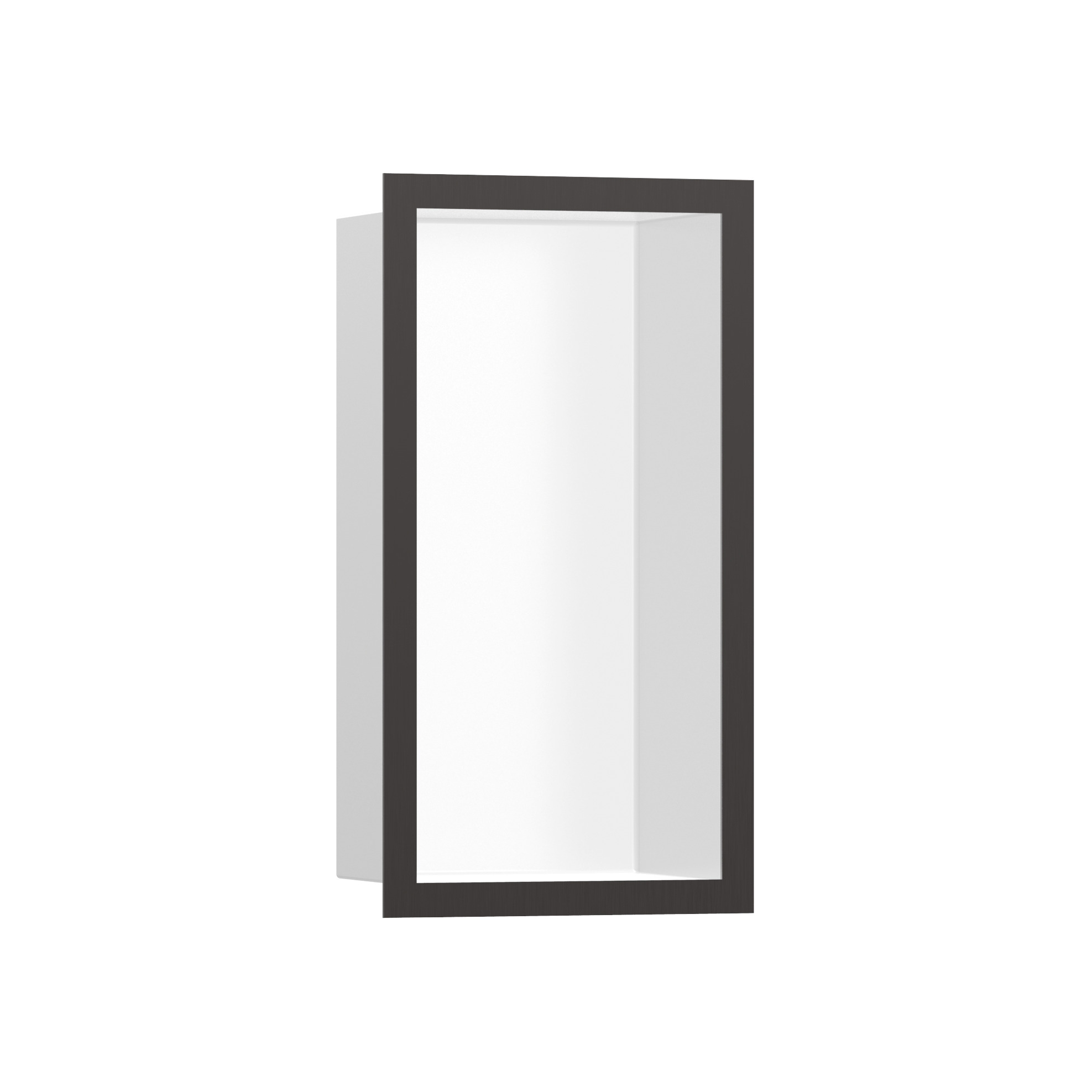 hansgrohe XtraStoris Individual Wall niche Matt White with design frame 30 x 15 x 10 cm