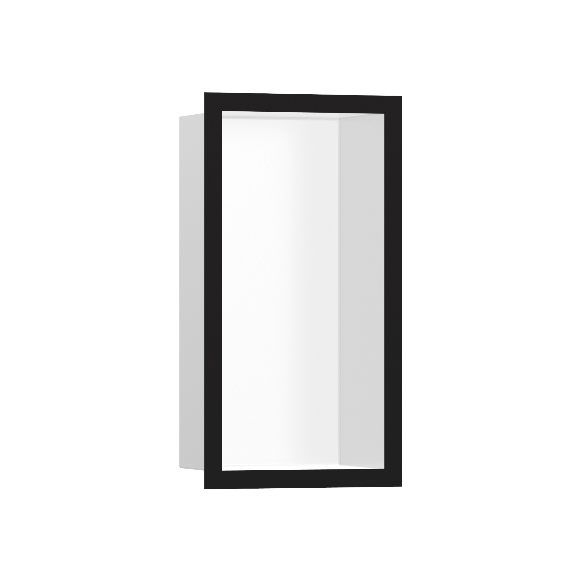 hansgrohe XtraStoris Individual Wall niche Matt White with design frame 30 x 15 x 10 cm