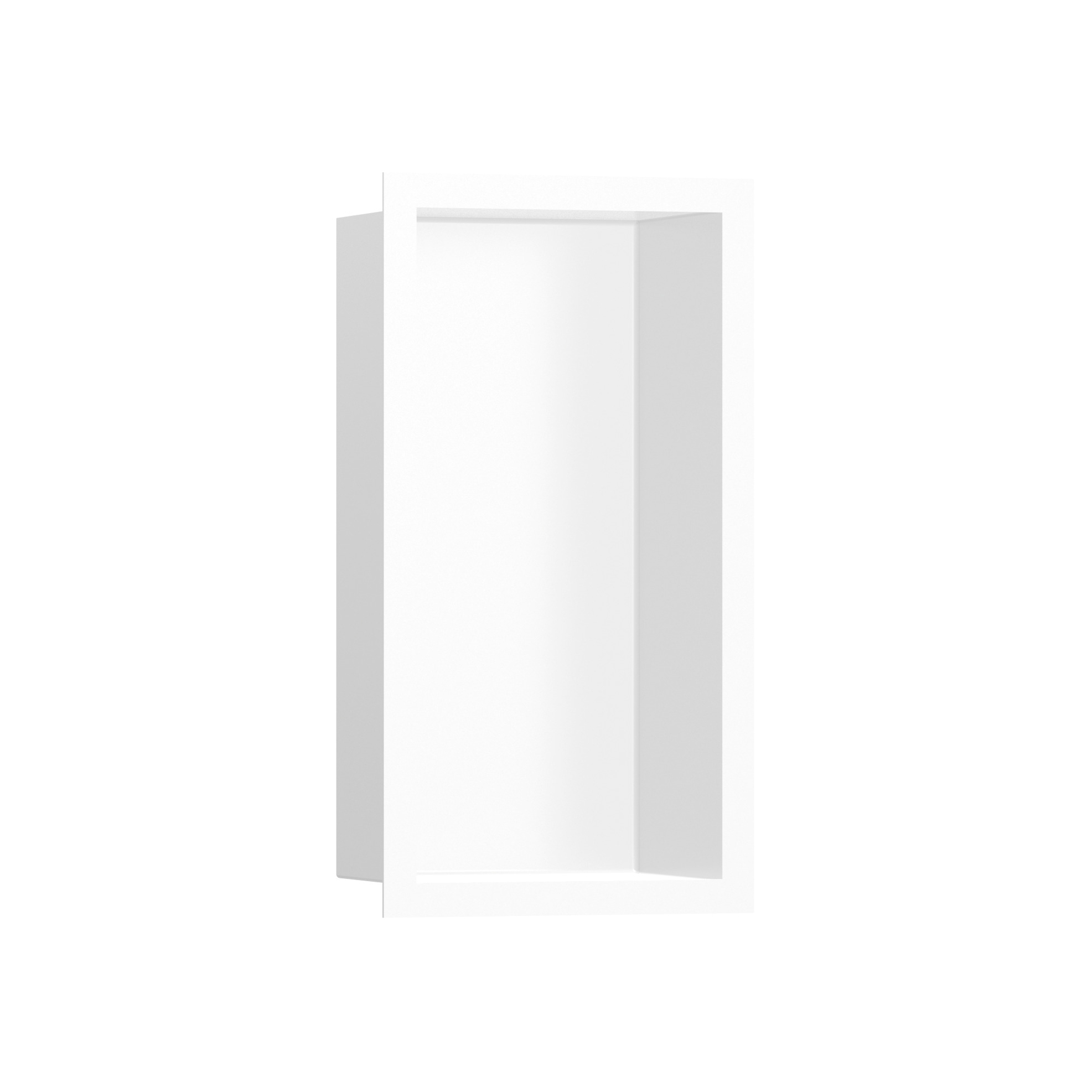 hansgrohe XtraStoris Individual Wall niche Matt White with design frame 30 x 15 x 10 cm