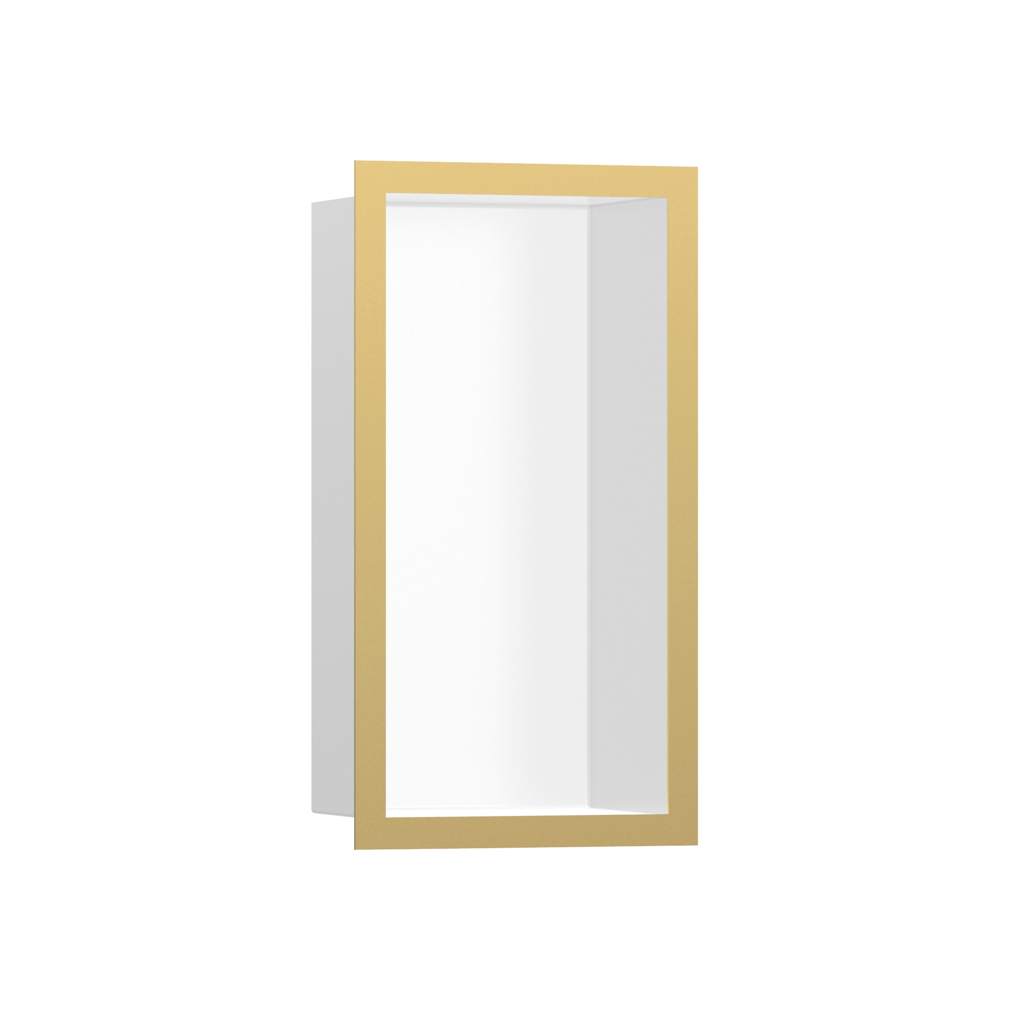 hansgrohe XtraStoris Individual Wall niche Matt White with design frame 30 x 15 x 10 cm