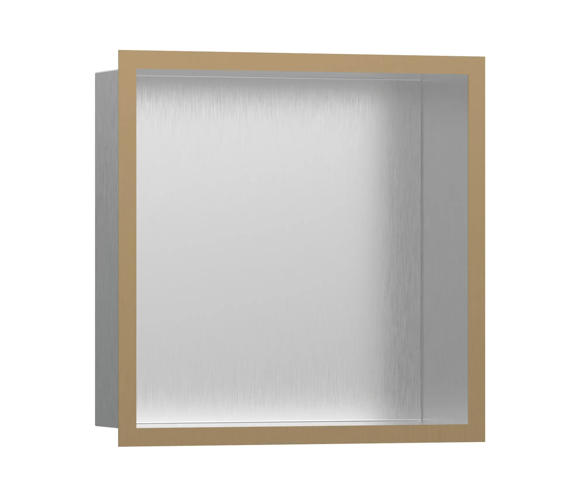 Hansgrohe - hansgrohe XtraStoris Individual Wandnische Edelstahl gebürstet mit Designrahmen 30 x 30 x 10 cm