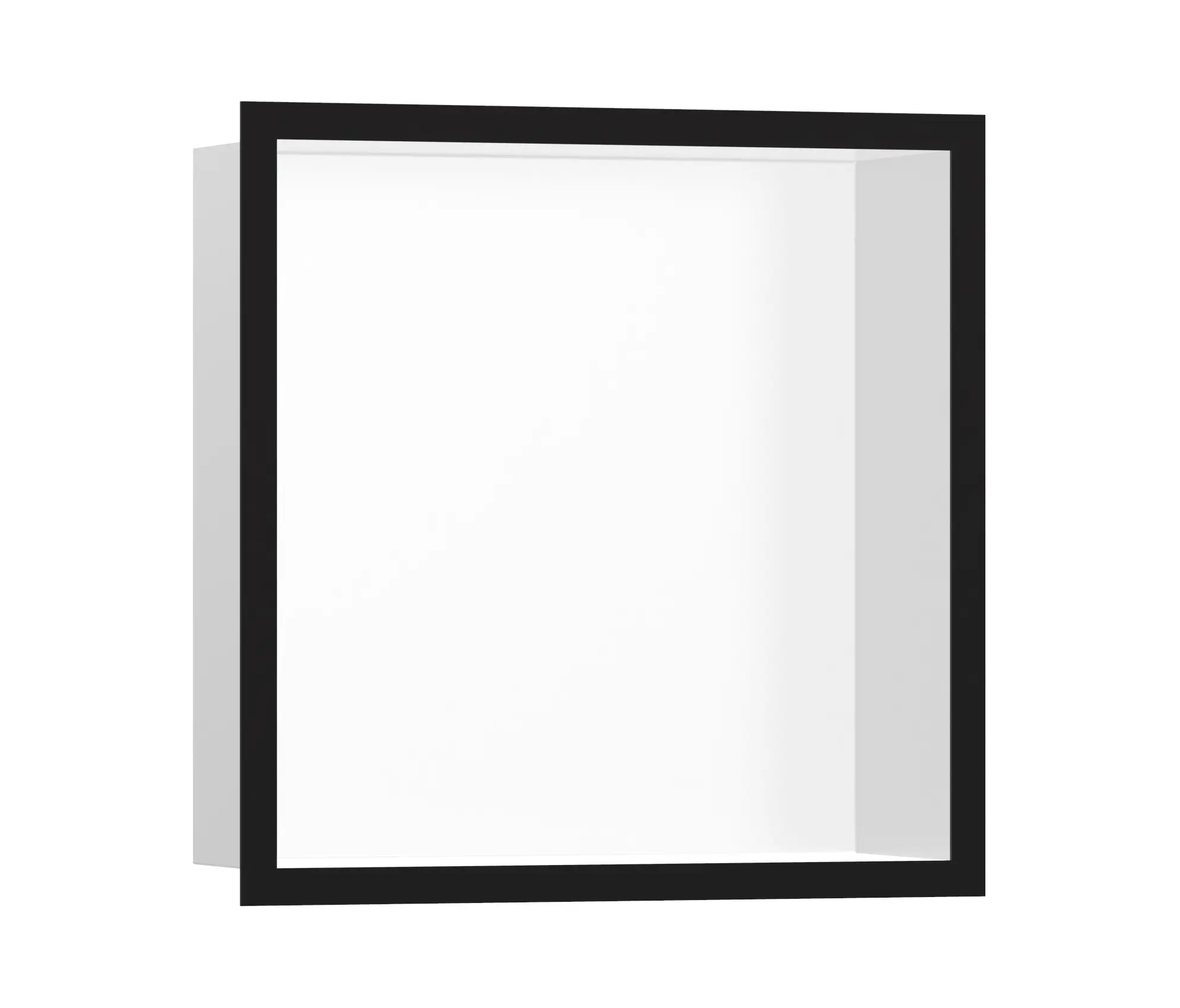 Hansgrohe - hansgrohe XtraStoris Individual Niche murale 30 x 30 x 10 cm blanc mat avec cadre design