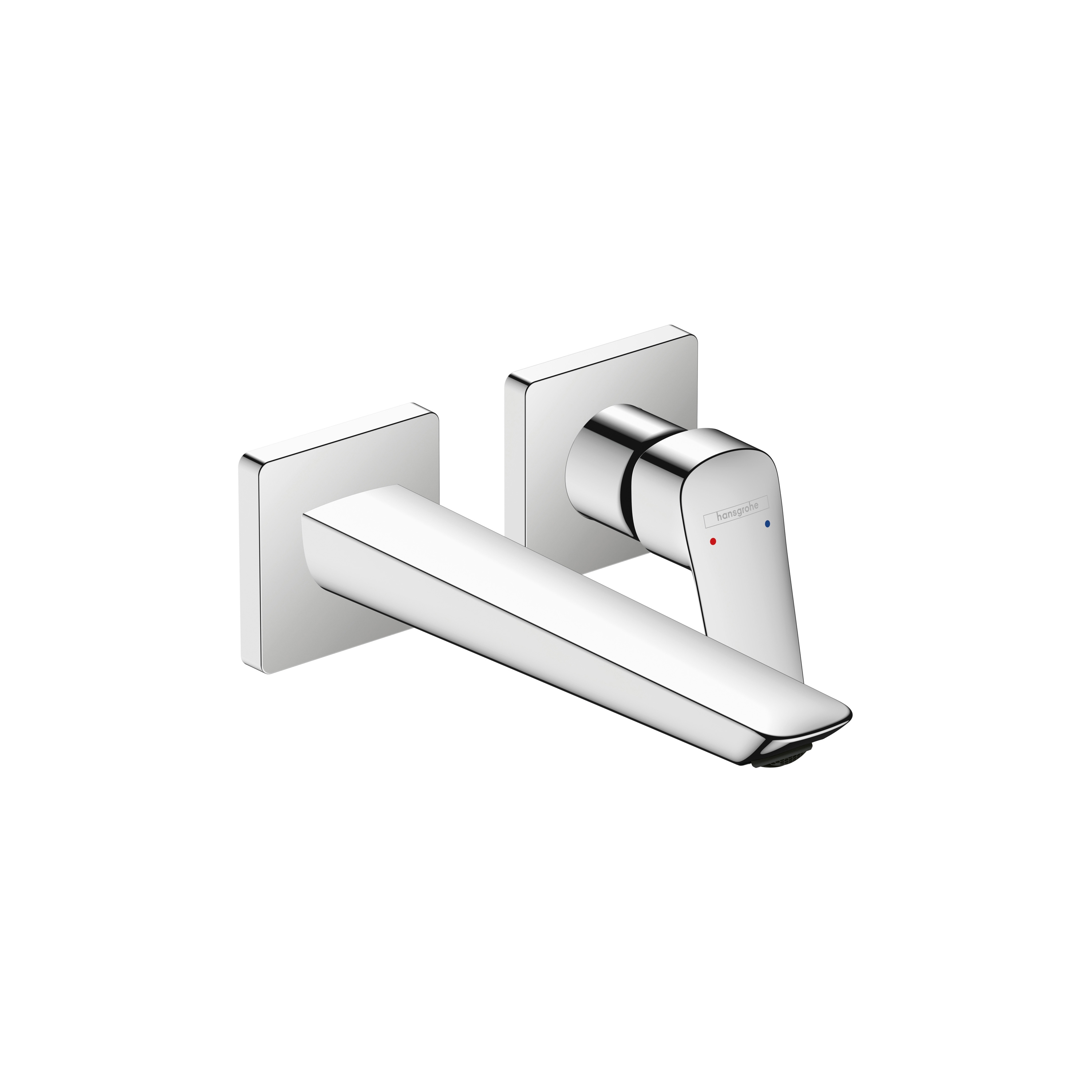 Display product hansgrohe Logis Single lever basin mixer for concealed installation Fine wall-mounted with spout 20,5 cm from manufacturer Hansgrohe