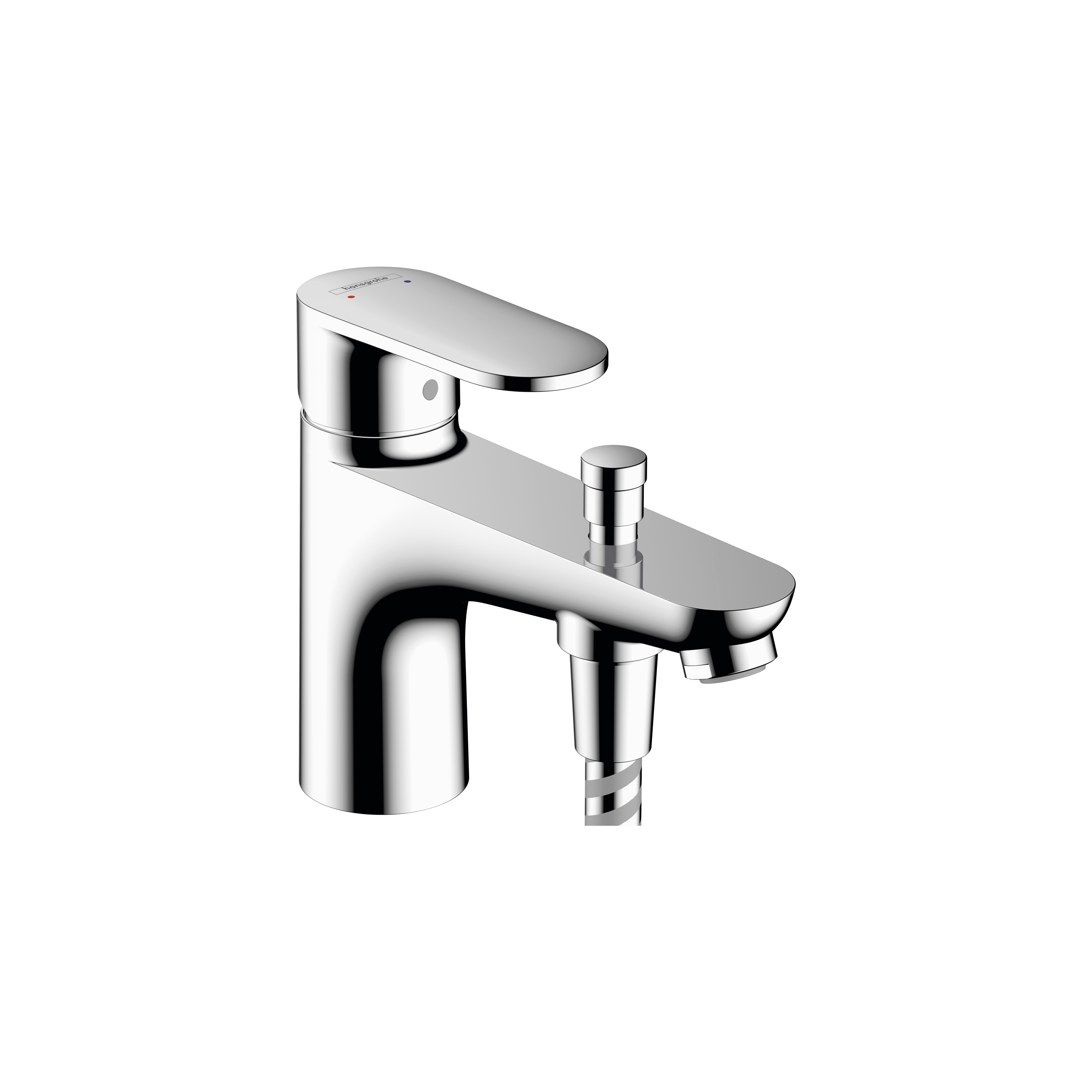 Display product hansgrohe Vernis Blend Single lever bath and shower mixer Monotrou with 2 flow rates from manufacturer Hansgrohe