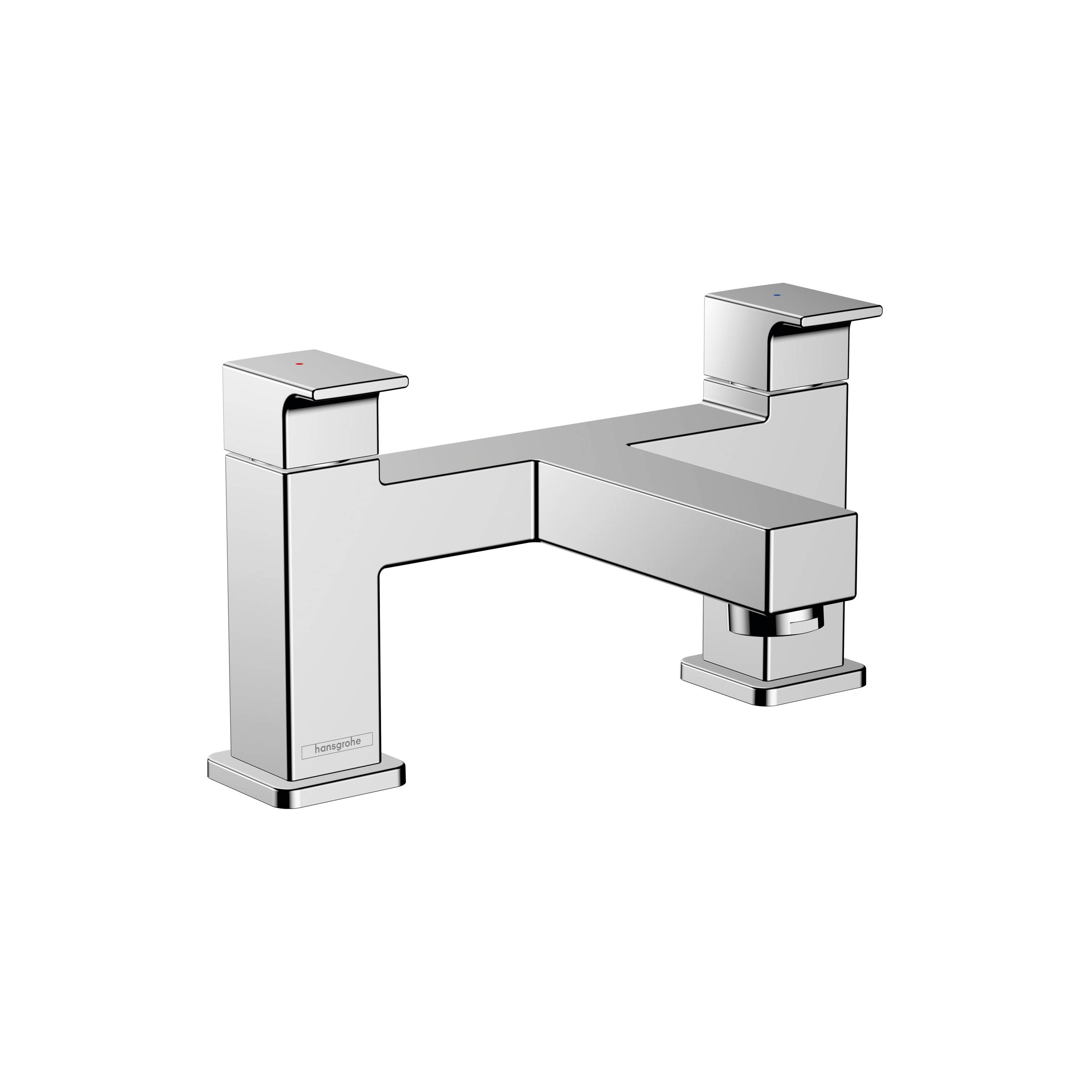 Display product hansgrohe Vernis Shape 2-hole rim mounted bath mixer from manufacturer Hansgrohe
