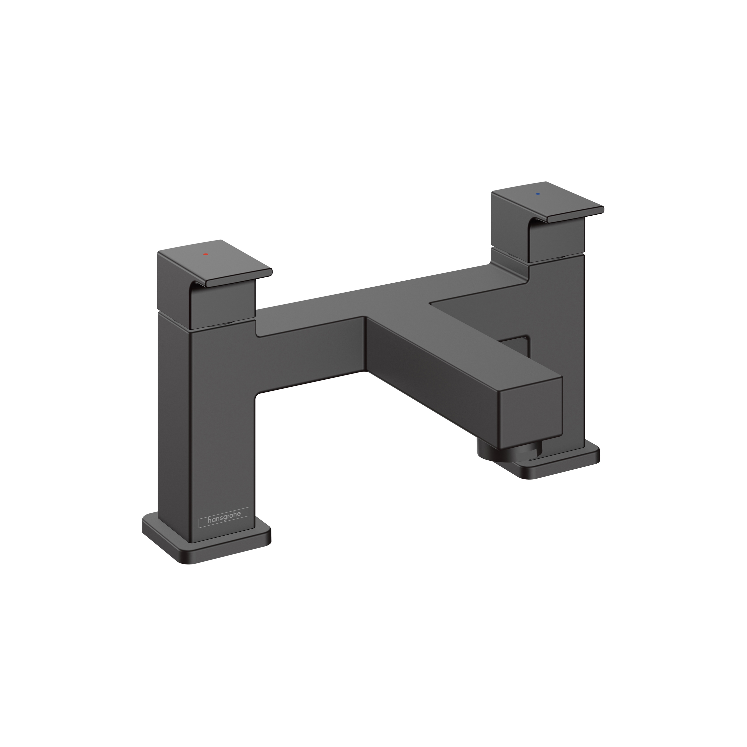 hansgrohe Vernis Shape 2-hole rim mounted bath mixer