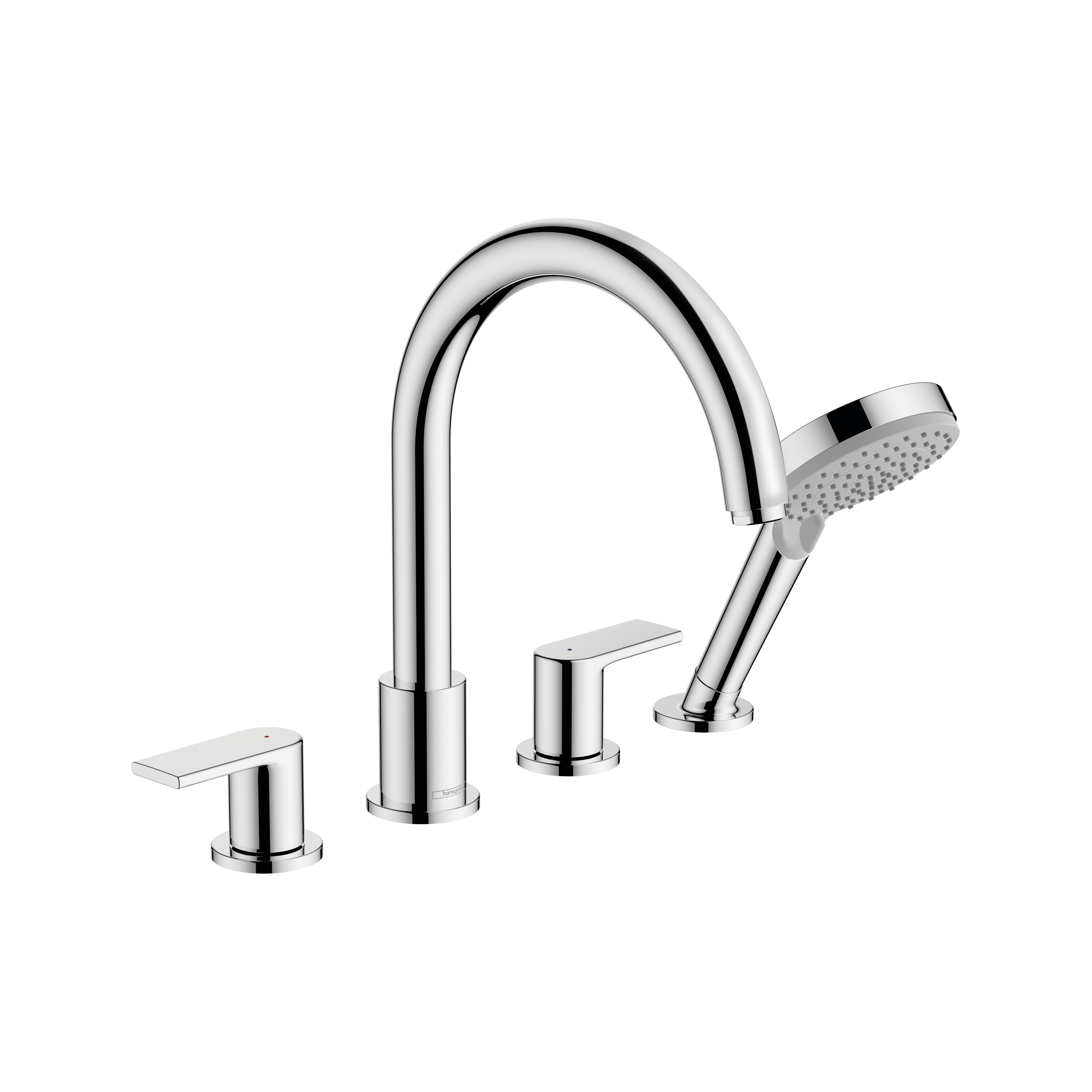 Vertoon produk hansgrohe Vernis Shape 4-hole rim mounted bath mixer van vervaardiger Hansgrohe