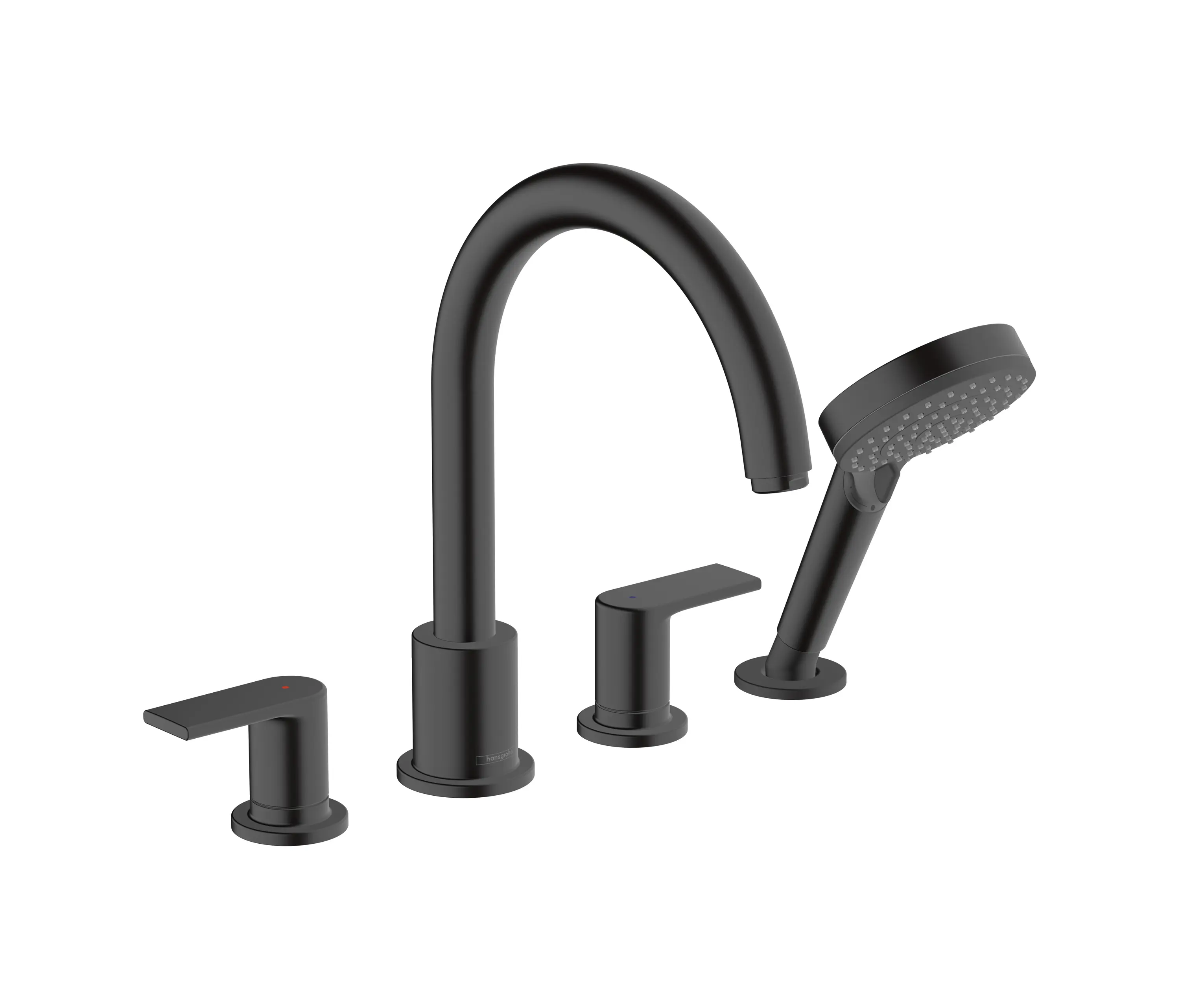 Hansgrohe - hansgrohe Vernis Shape 4-hole rim mounted bath mixer