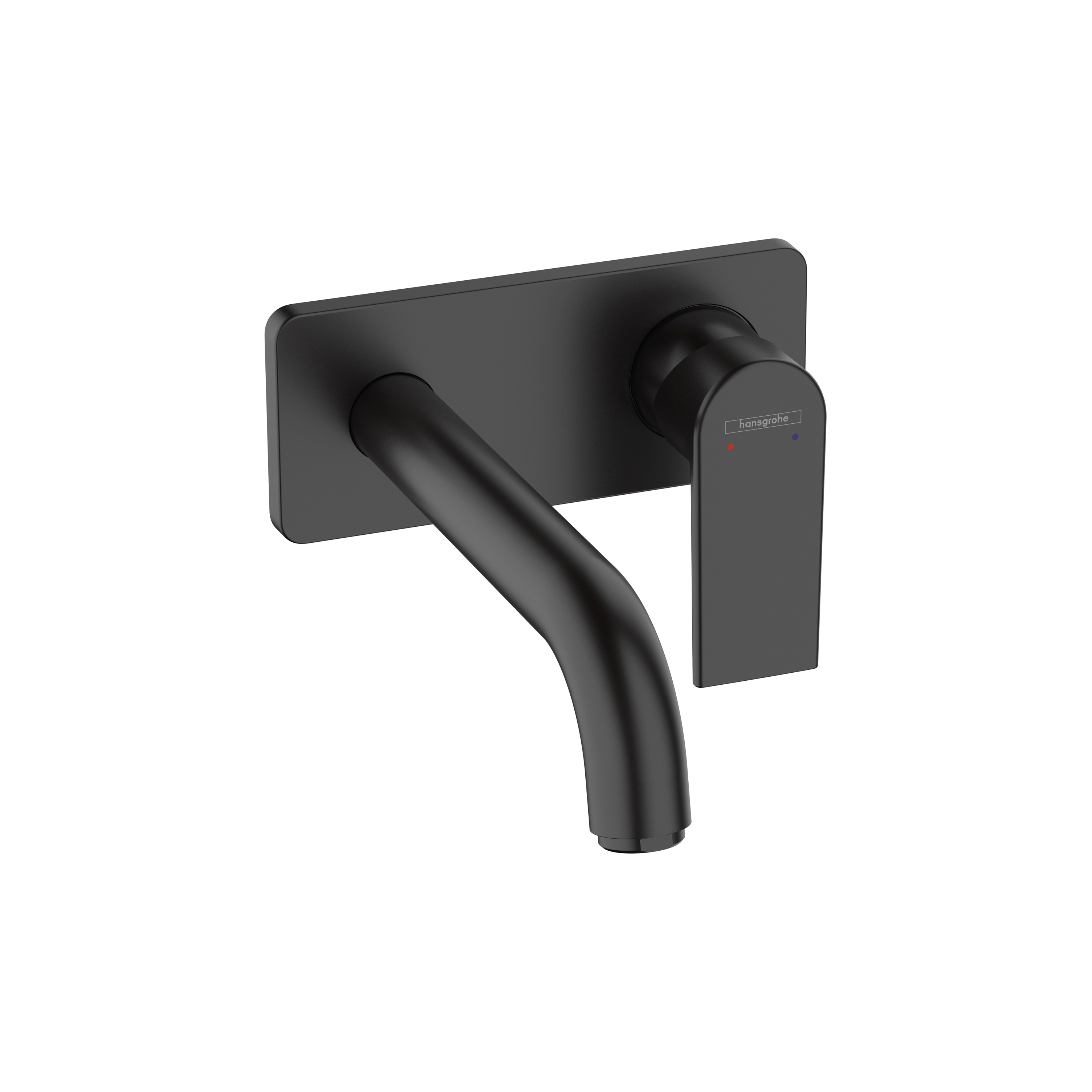 hansgrohe Vernis Shape Single lever basin mixer for concealed installation wall-mounted with spout 20,5 cm