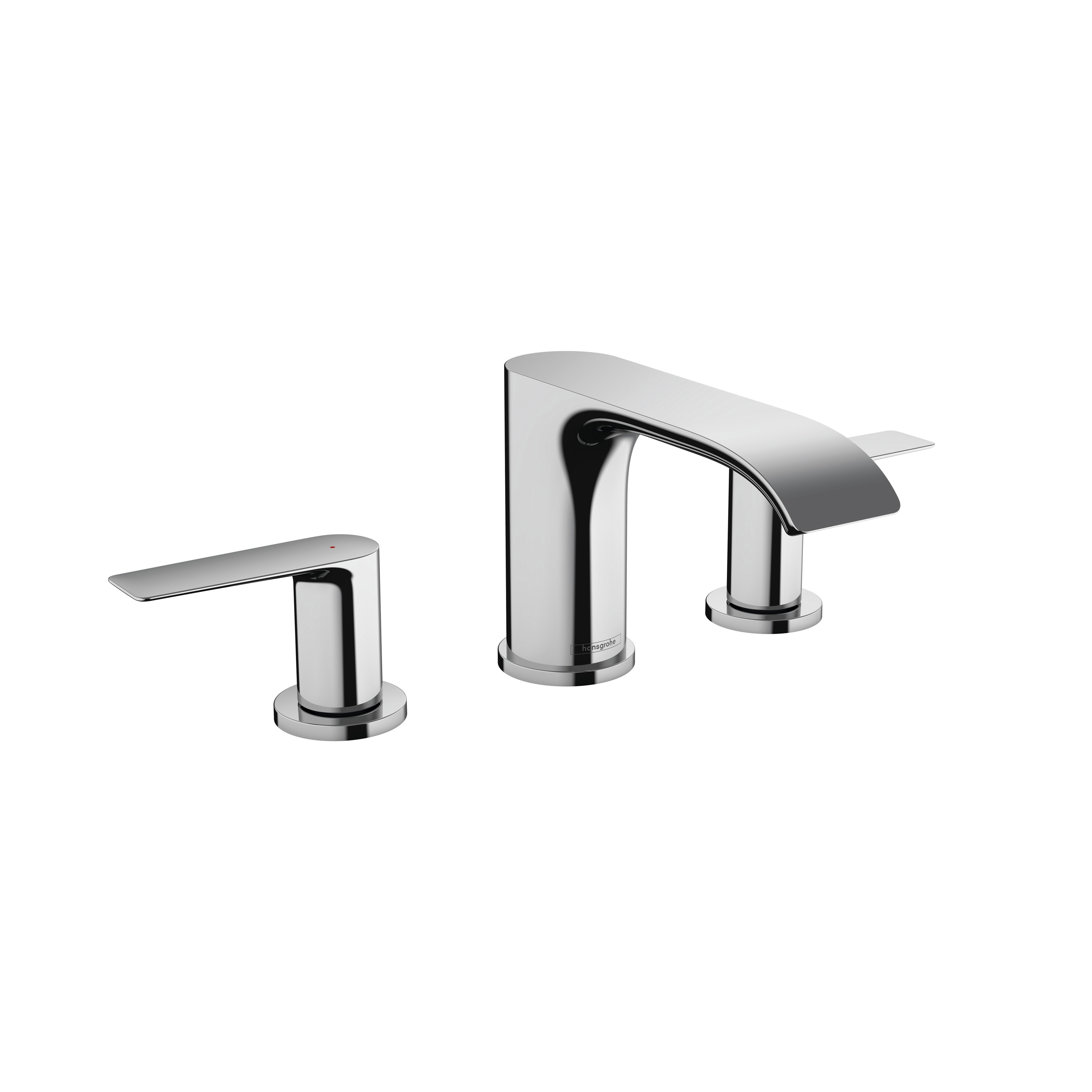 Display product hansgrohe Vivenis 3-hole basin mixer 90 with pop-up waste set from manufacturer Hansgrohe