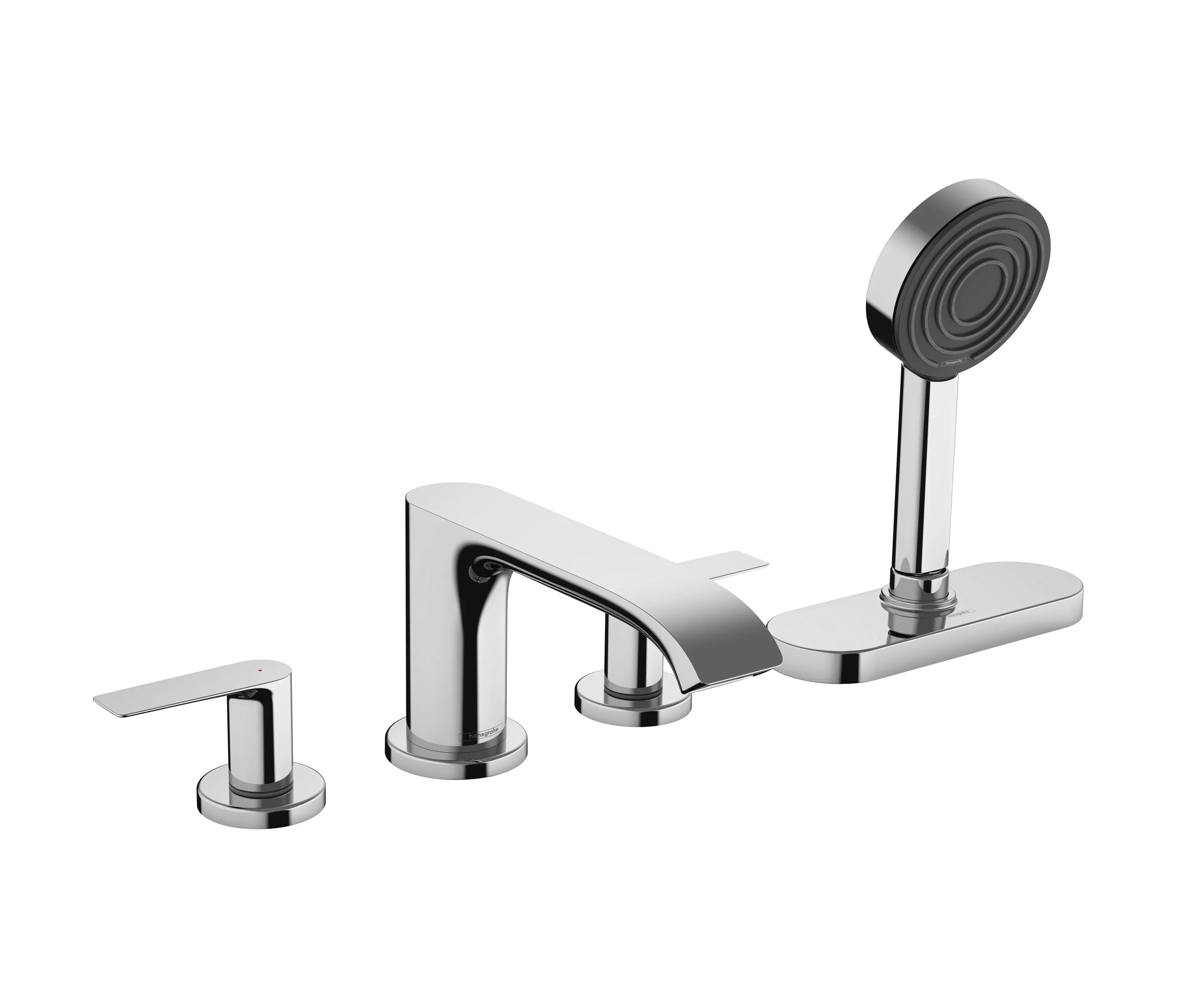 Hansgrohe - Vivenis 4-hole rim mounted bath mixer with sBox