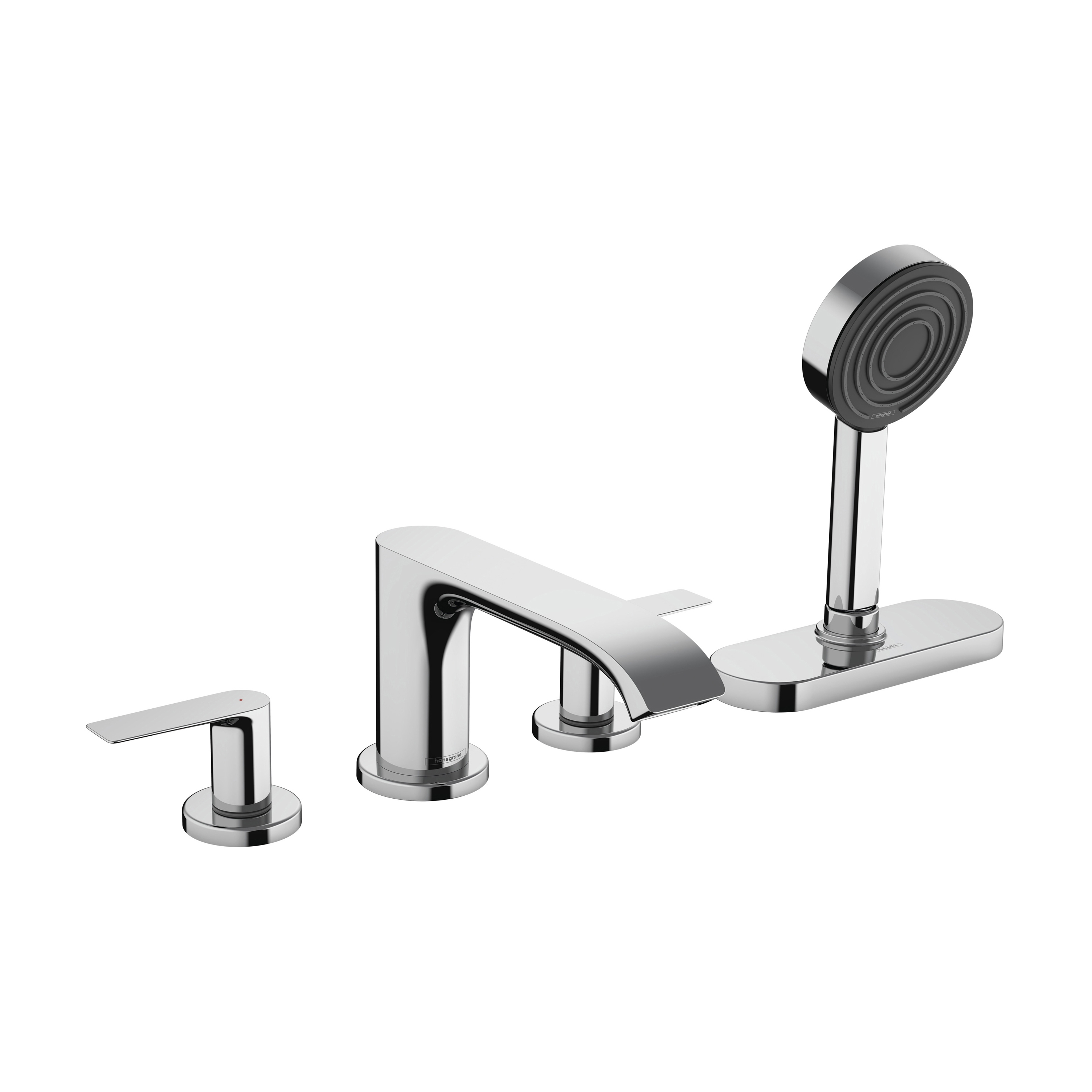 Vivenis 4-hole rim mounted bath mixer with sBox