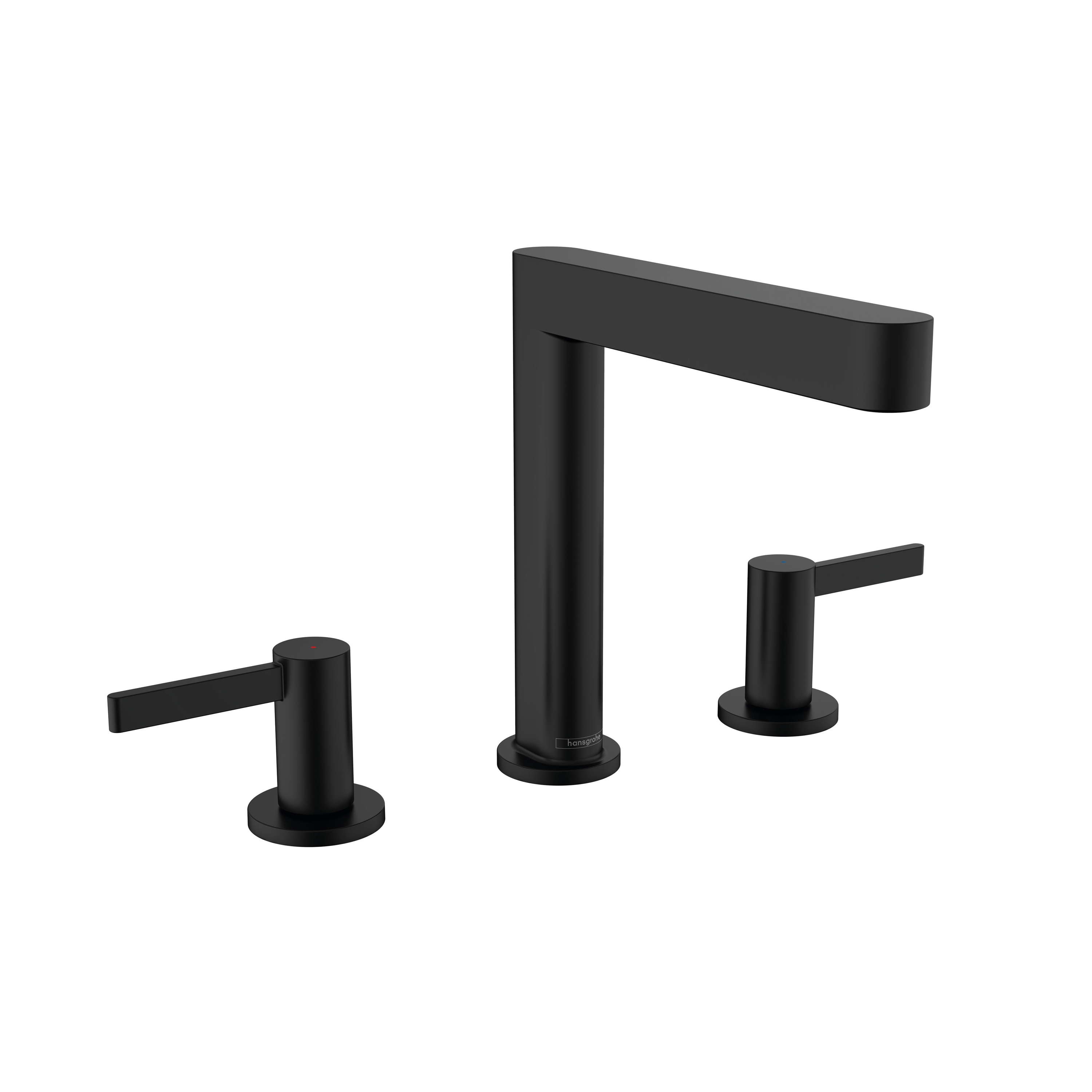 hansgrohe Finoris 3-hole basin mixer 160 with push-open waste set