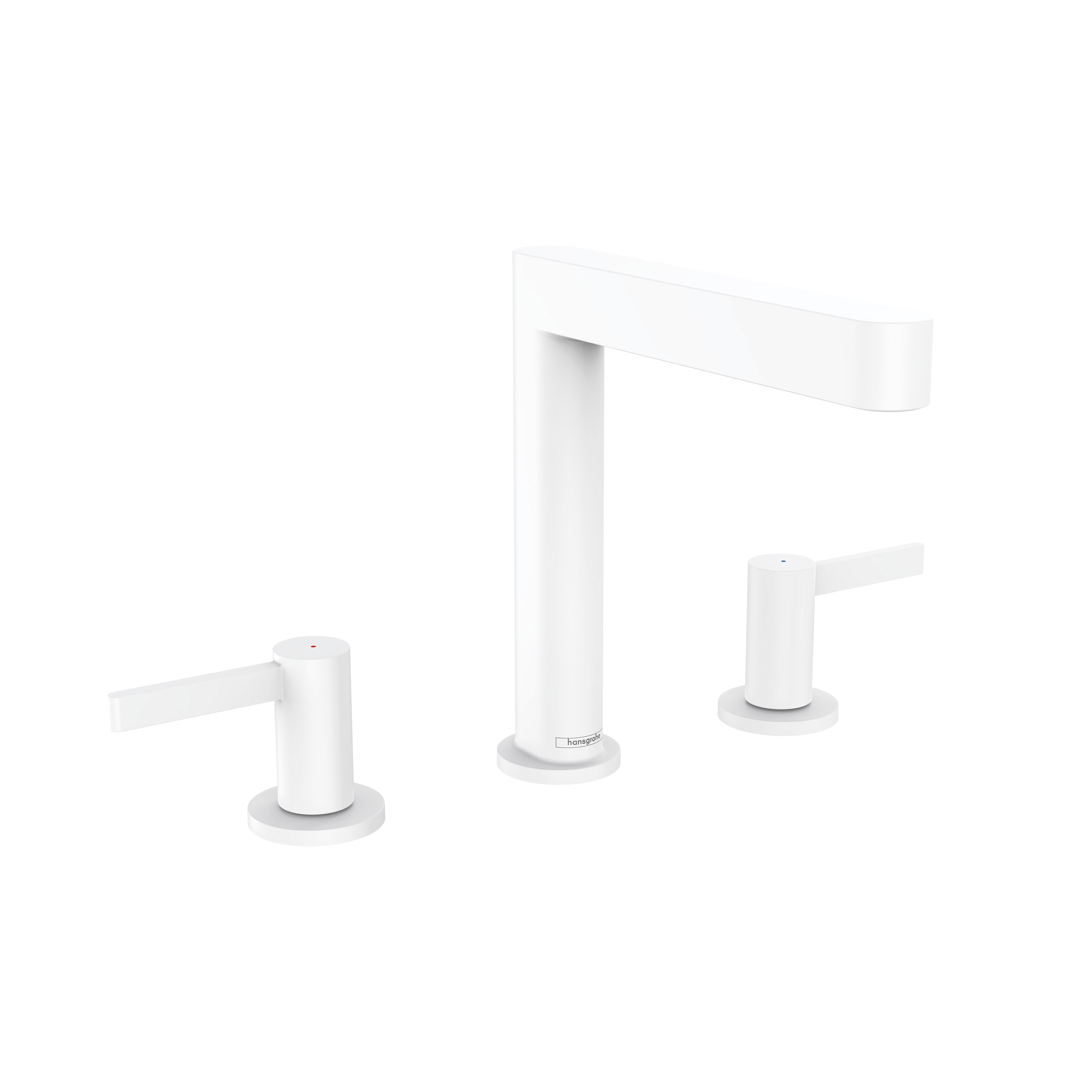 hansgrohe Finoris 3-hole basin mixer 160 with push-open waste set