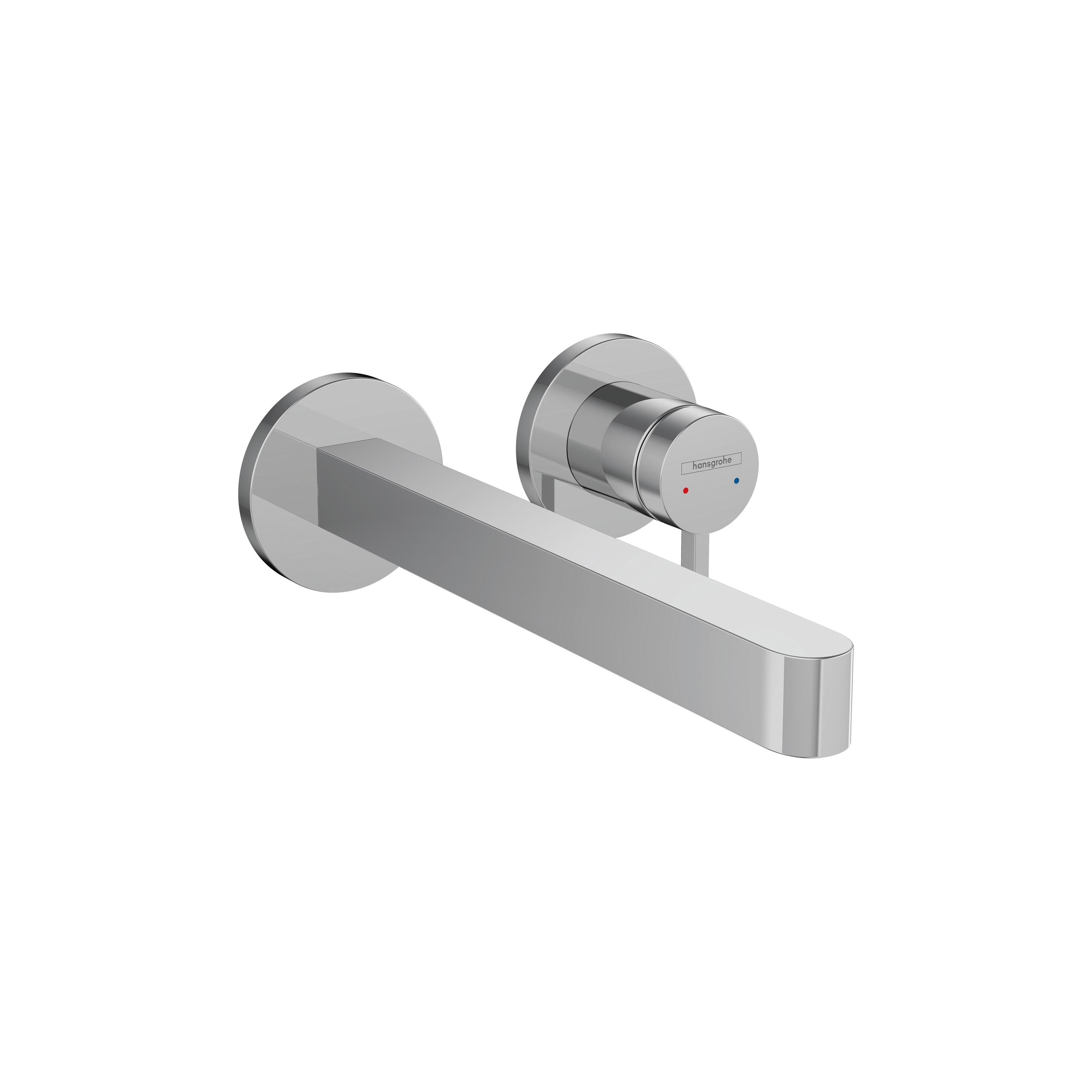 Display product Finoris Single lever basin mixer for concealed installation wall-mounted with spout 22,8 cm from manufacturer Hansgrohe