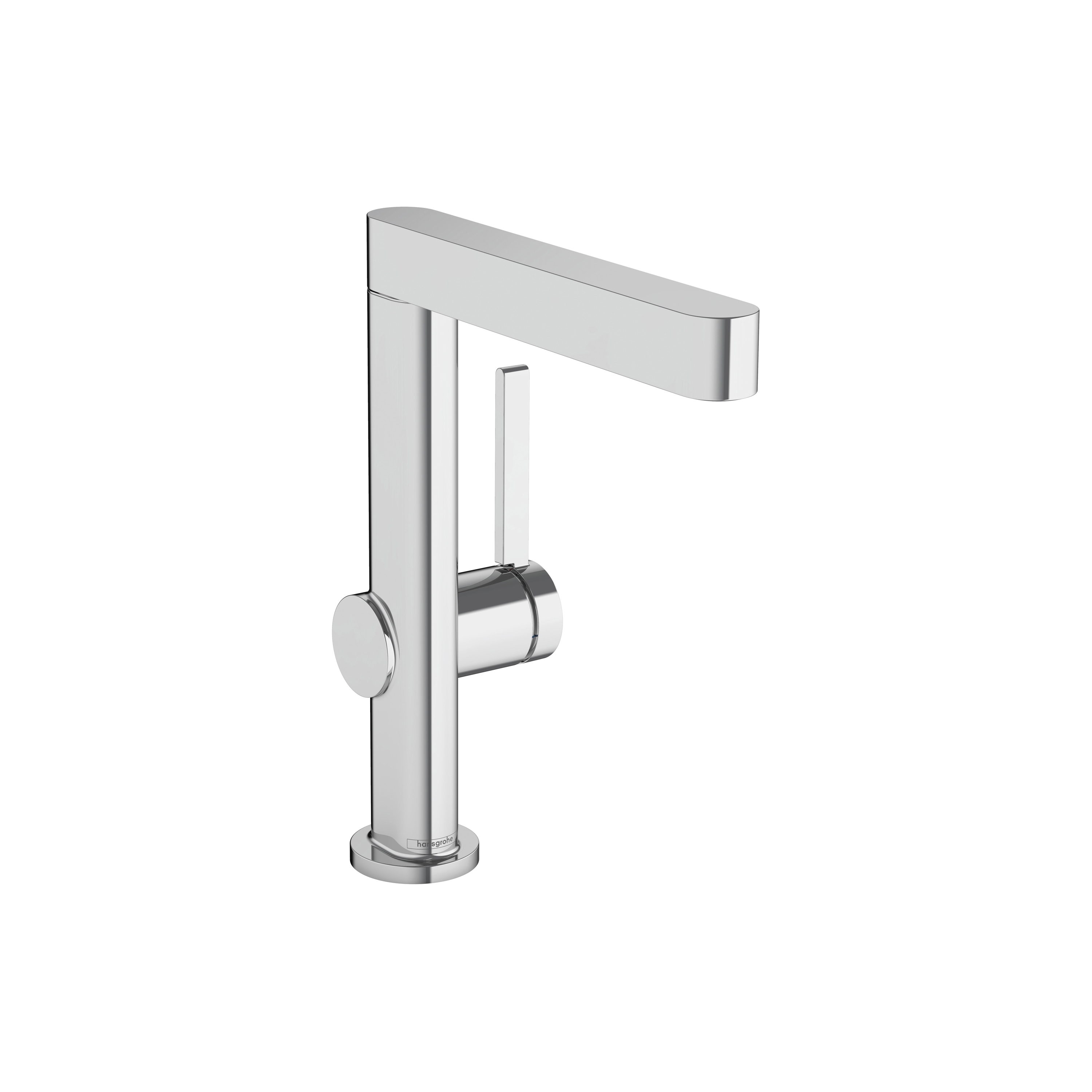 hansgrohe Finoris Einhebel-Waschtischmischer 230 mit Schwenkauslauf und Push-Open Ablaufgarnitur