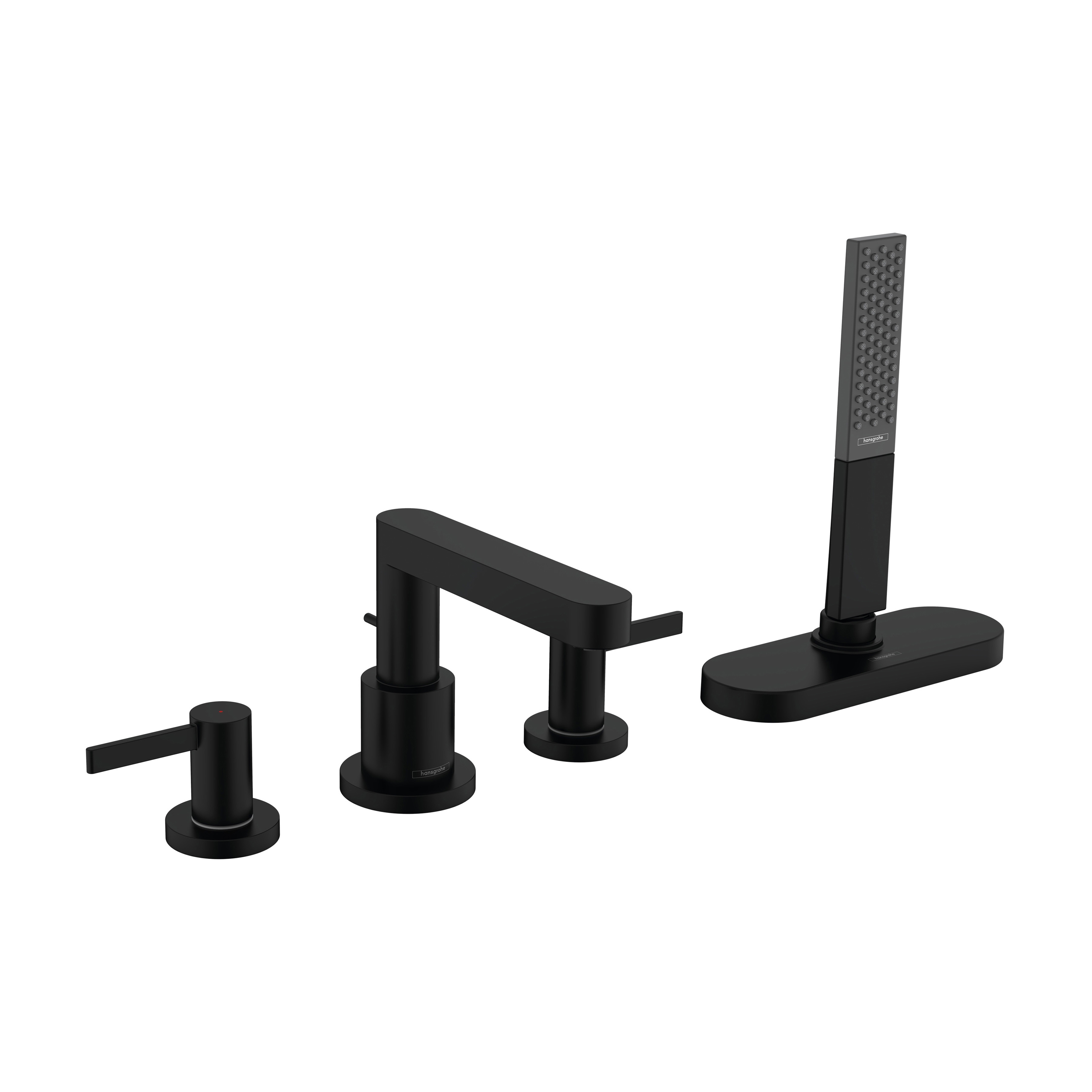 hansgrohe Finoris Rubinetteria 4 fori bordo vasca con sBox