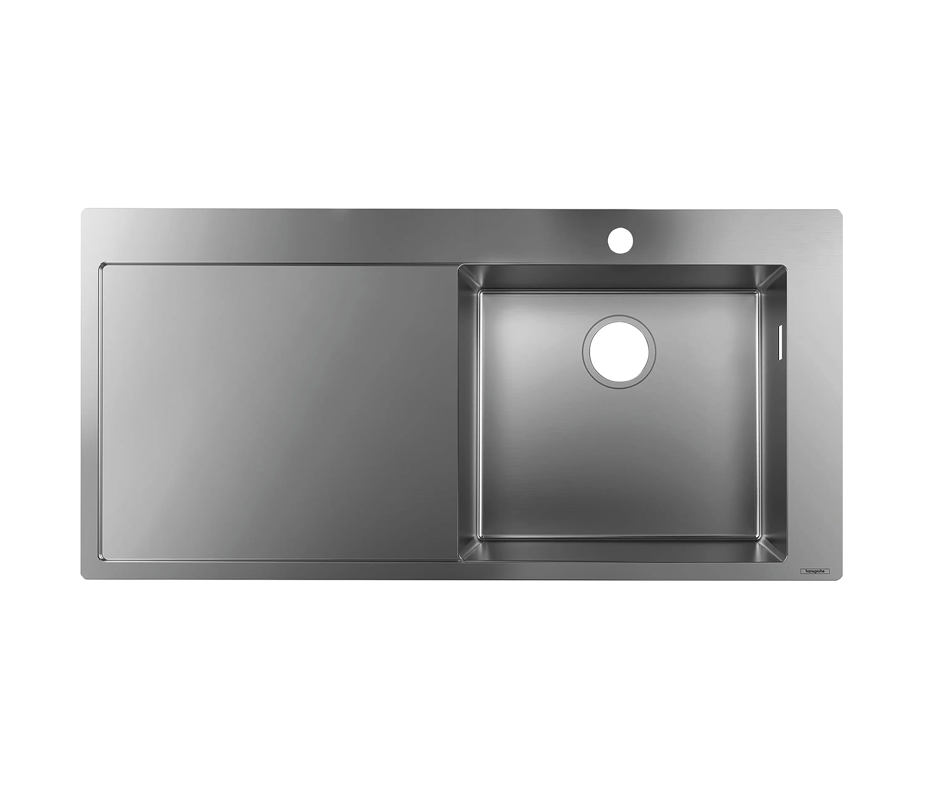 Hansgrohe - S71 S715-F450 Built-in sink 450 with drainboard left