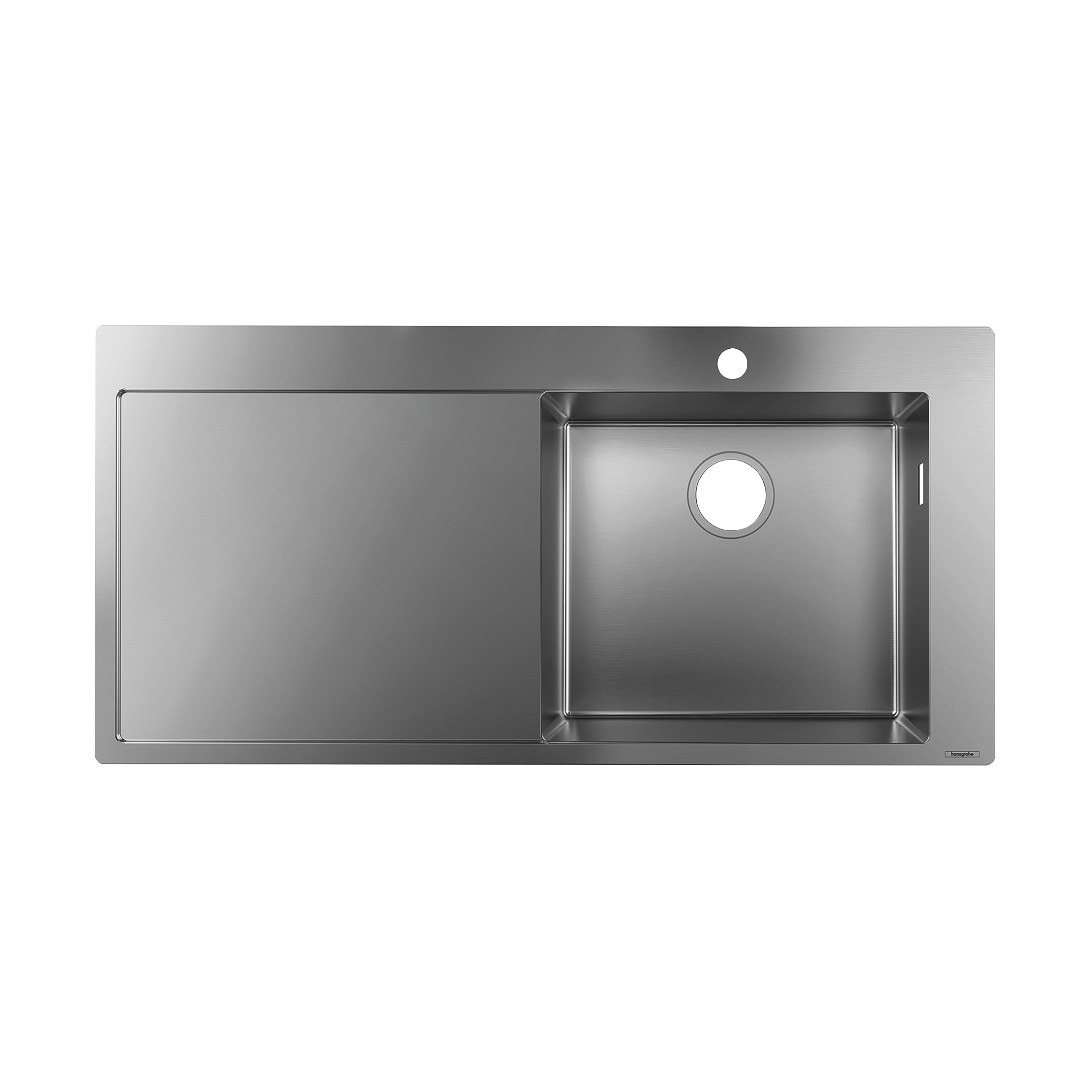 Display product S71 S715-F450 Built-in sink 450 with drainboard left from manufacturer Hansgrohe