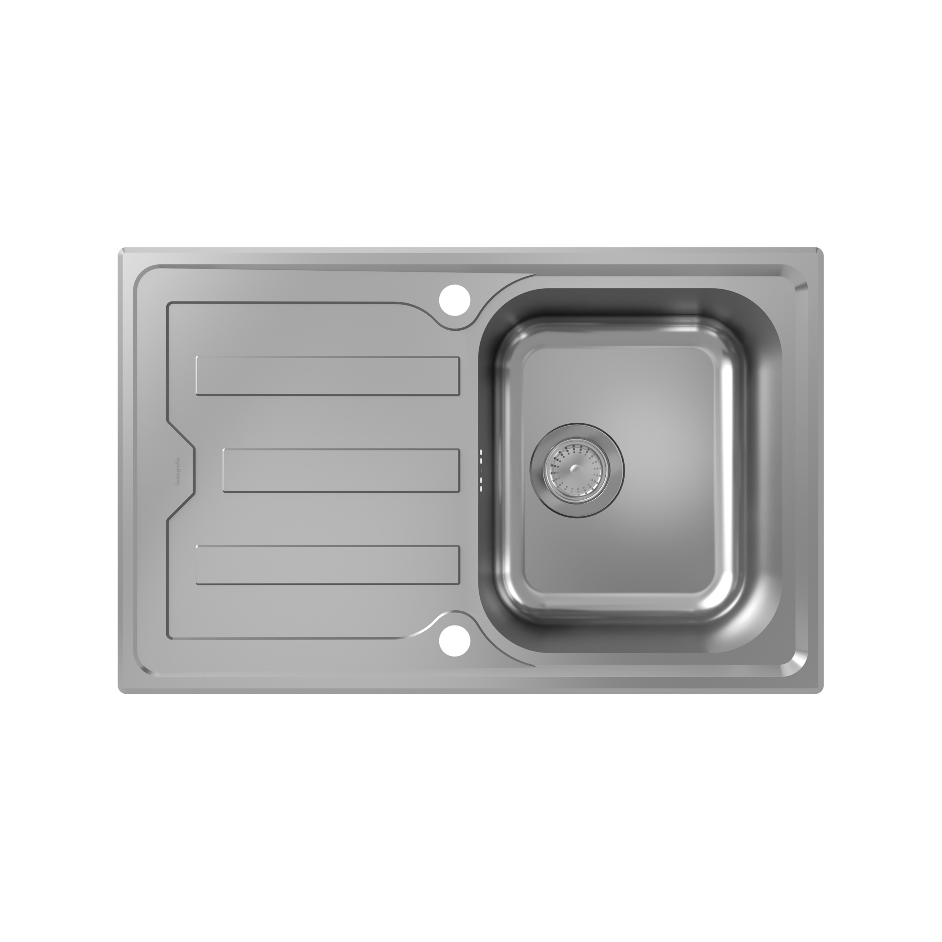 Mostra il prodotto S44 S440-A342 79 Built-in sink 342 with drain board short and automatic drain kit del produttore Hansgrohe
