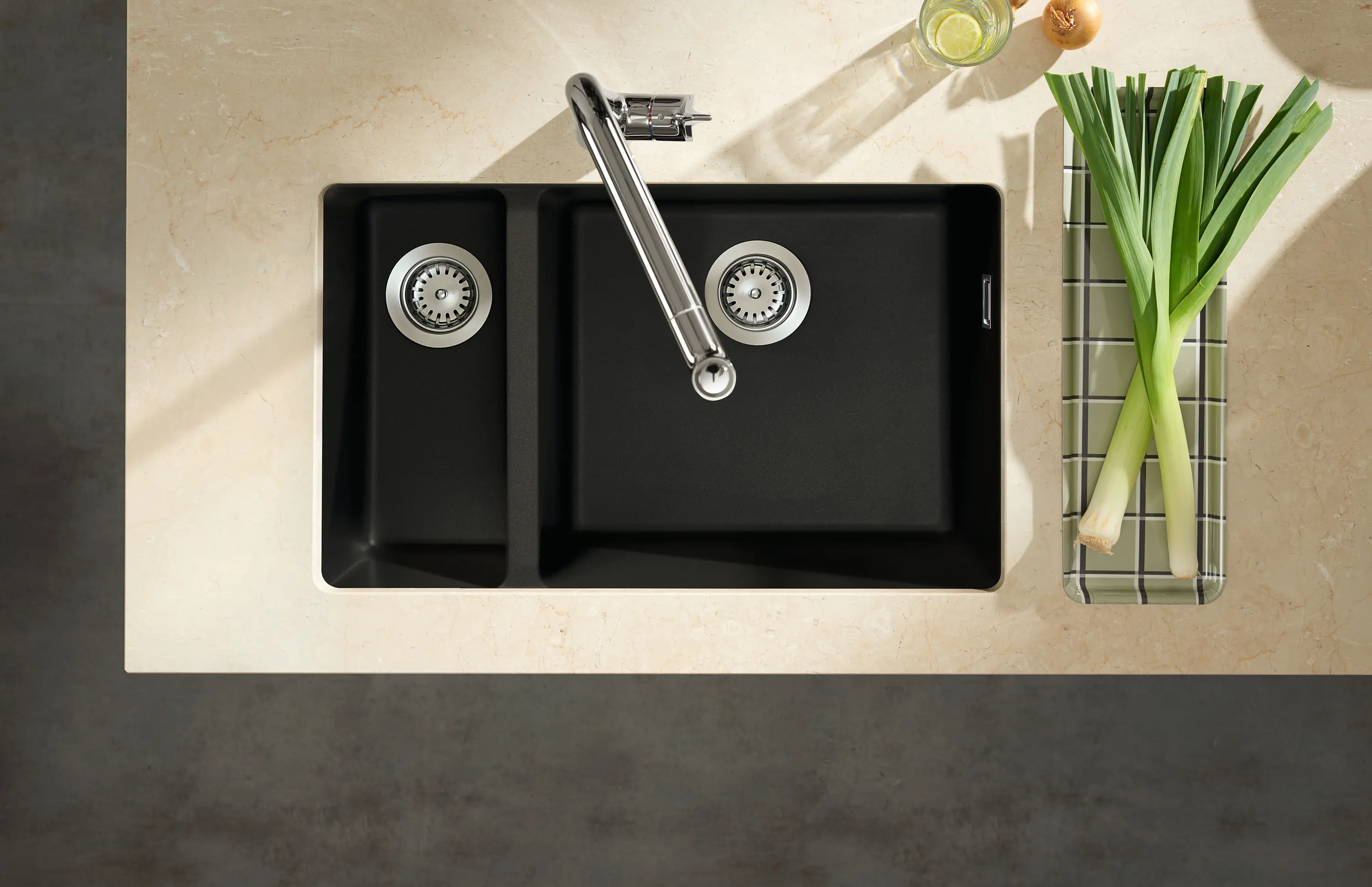 Hansgrohe - S51 S510-U770 Lavello sottopiano 370/370