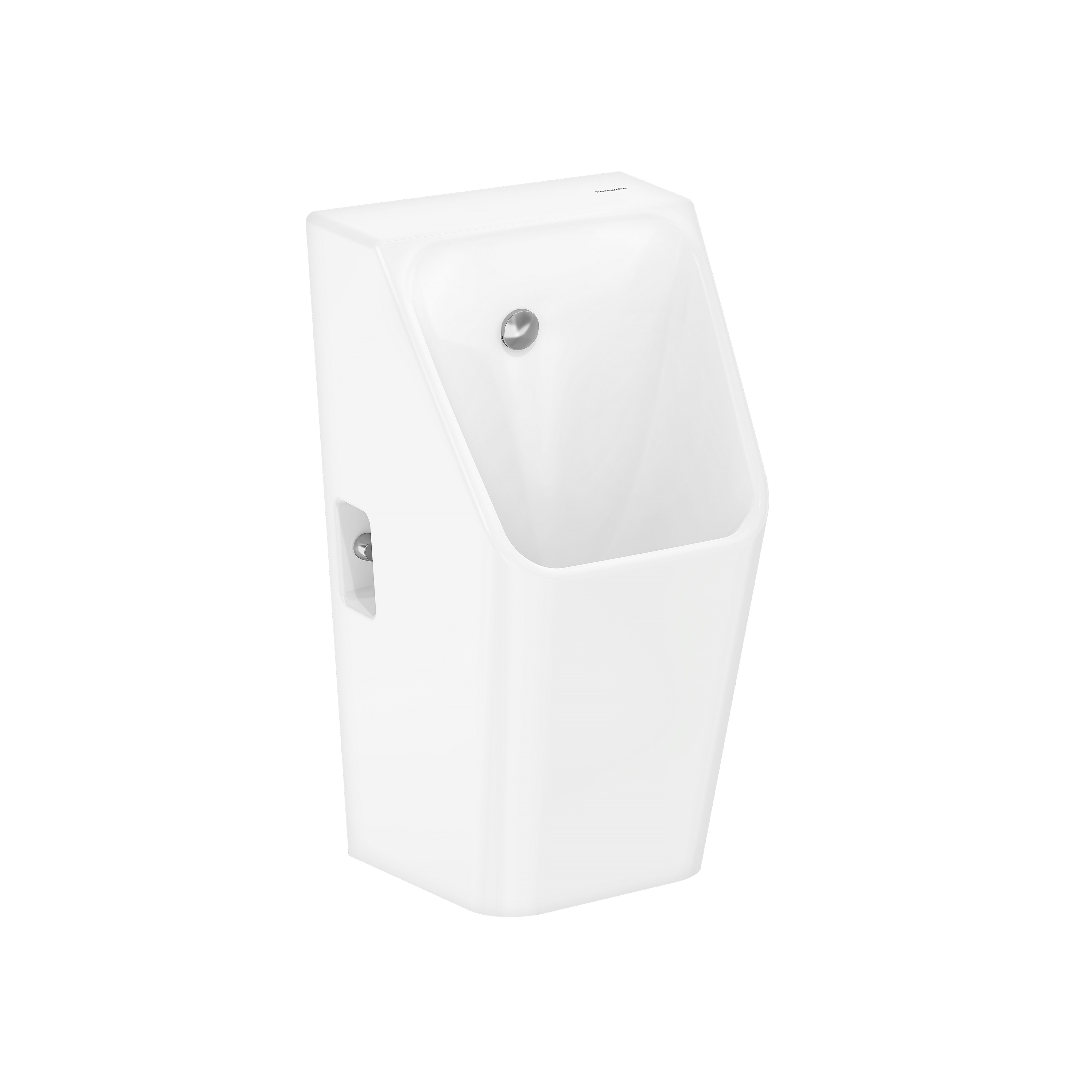 Display product EluPura Original Q Urinal 600/300 with rear water supply and bottom/rear outlet rimless from manufacturer Hansgrohe