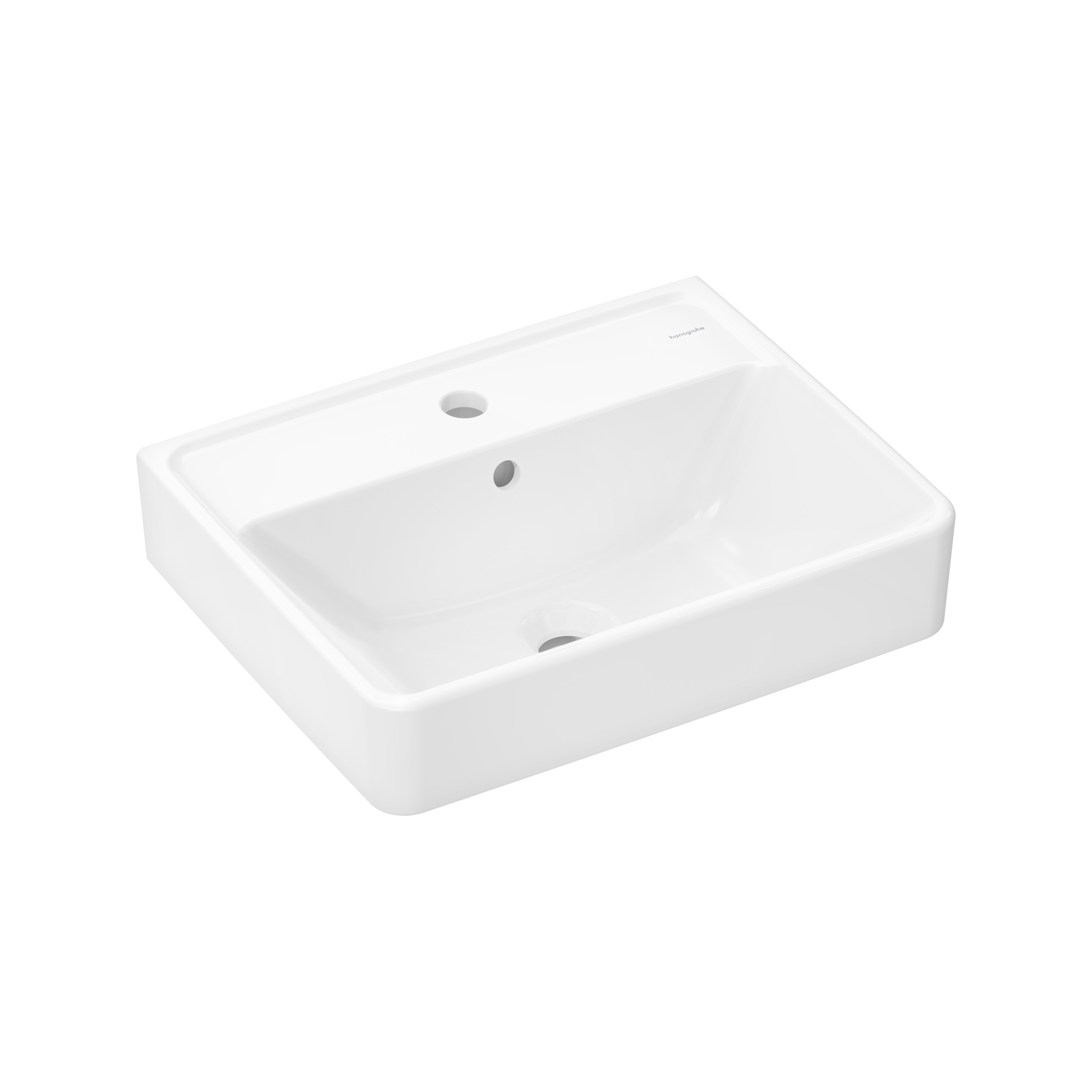 Display product Xanuia Q Handrinse basin 500/390 with tap hole and overflow from manufacturer Hansgrohe