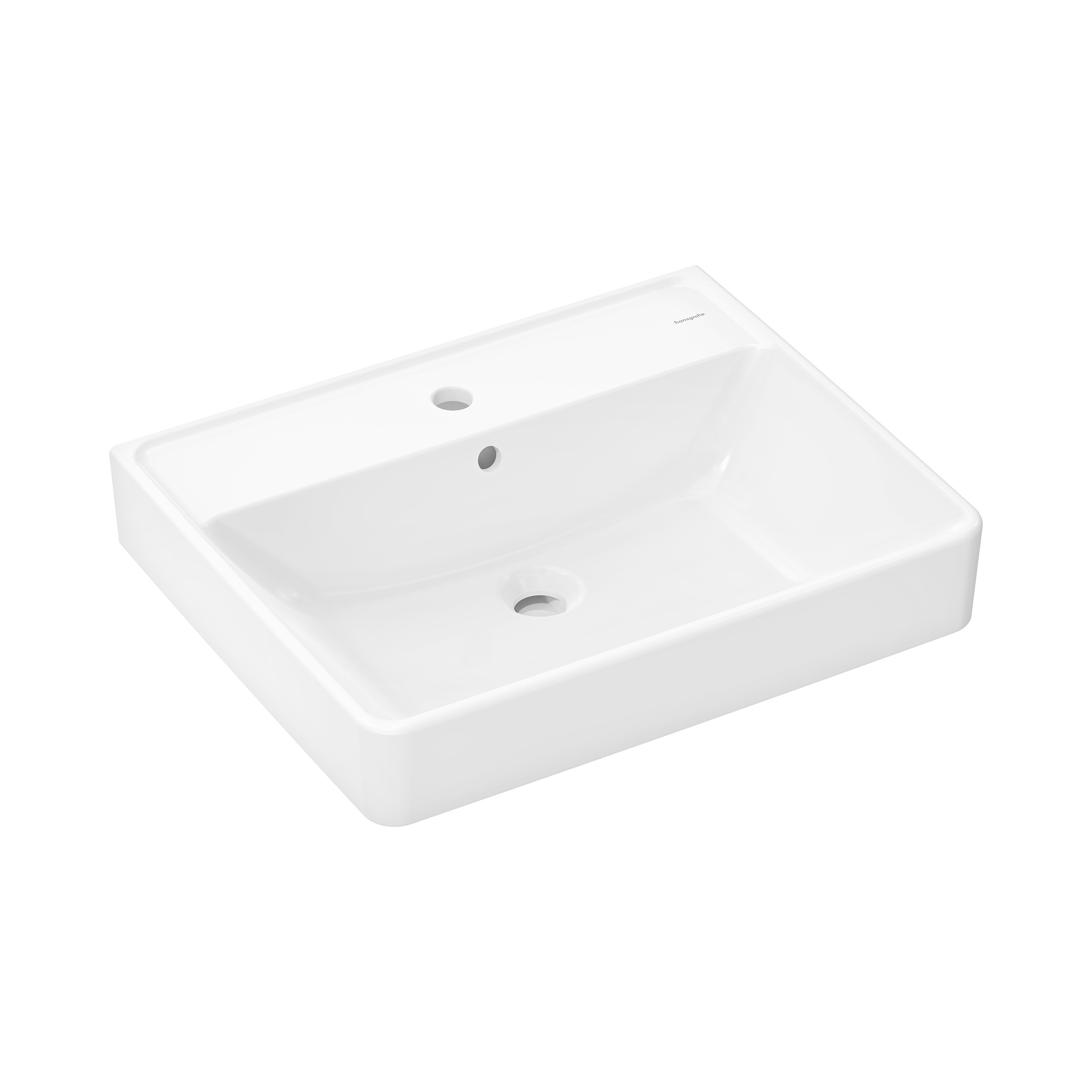 Display product Xanuia Q Wash basin 600/480 with tap hole and overflow from manufacturer Hansgrohe