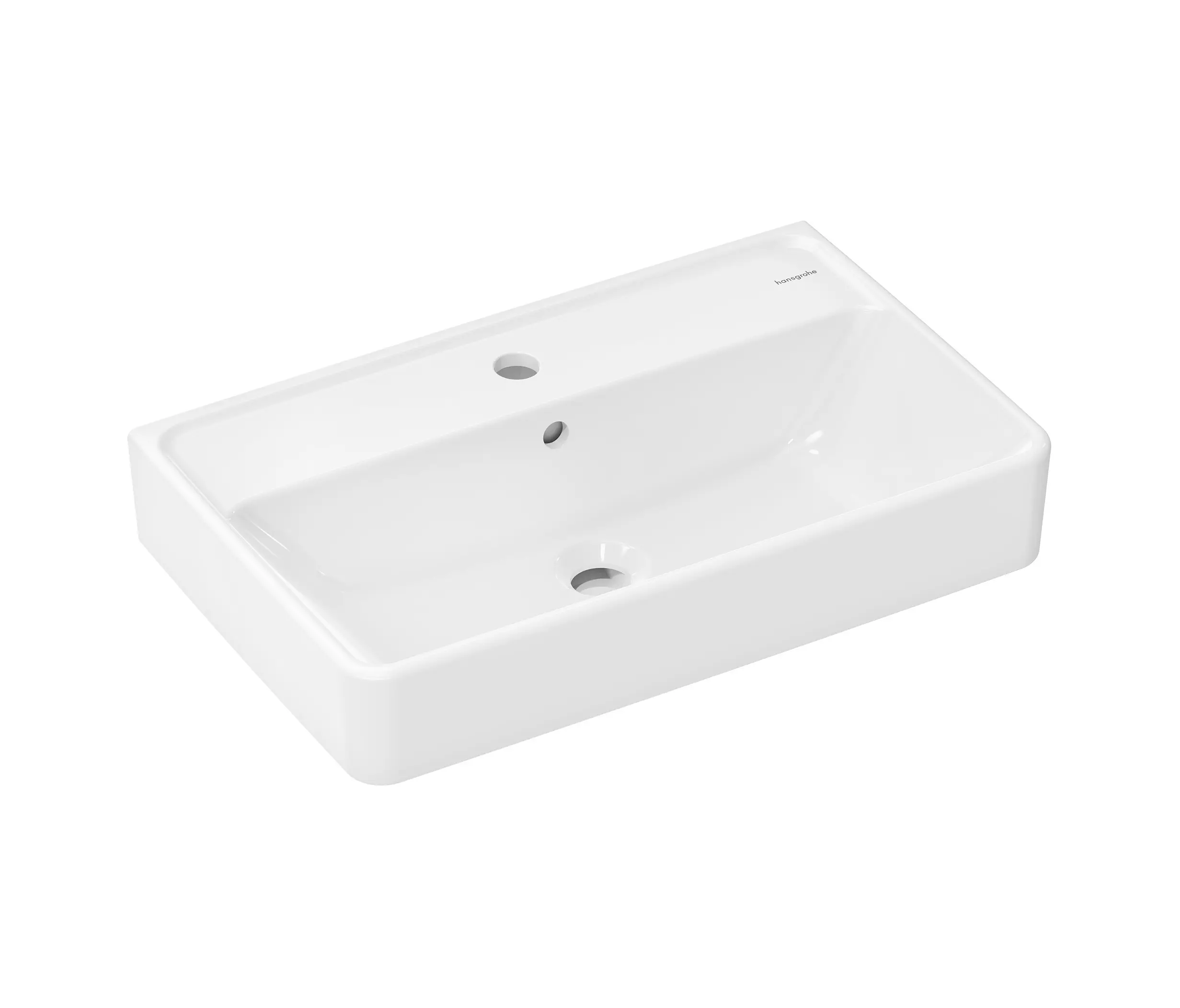 Hansgrohe - Xanuia Q Wash basin Compact 600/370 with tap hole and overflow