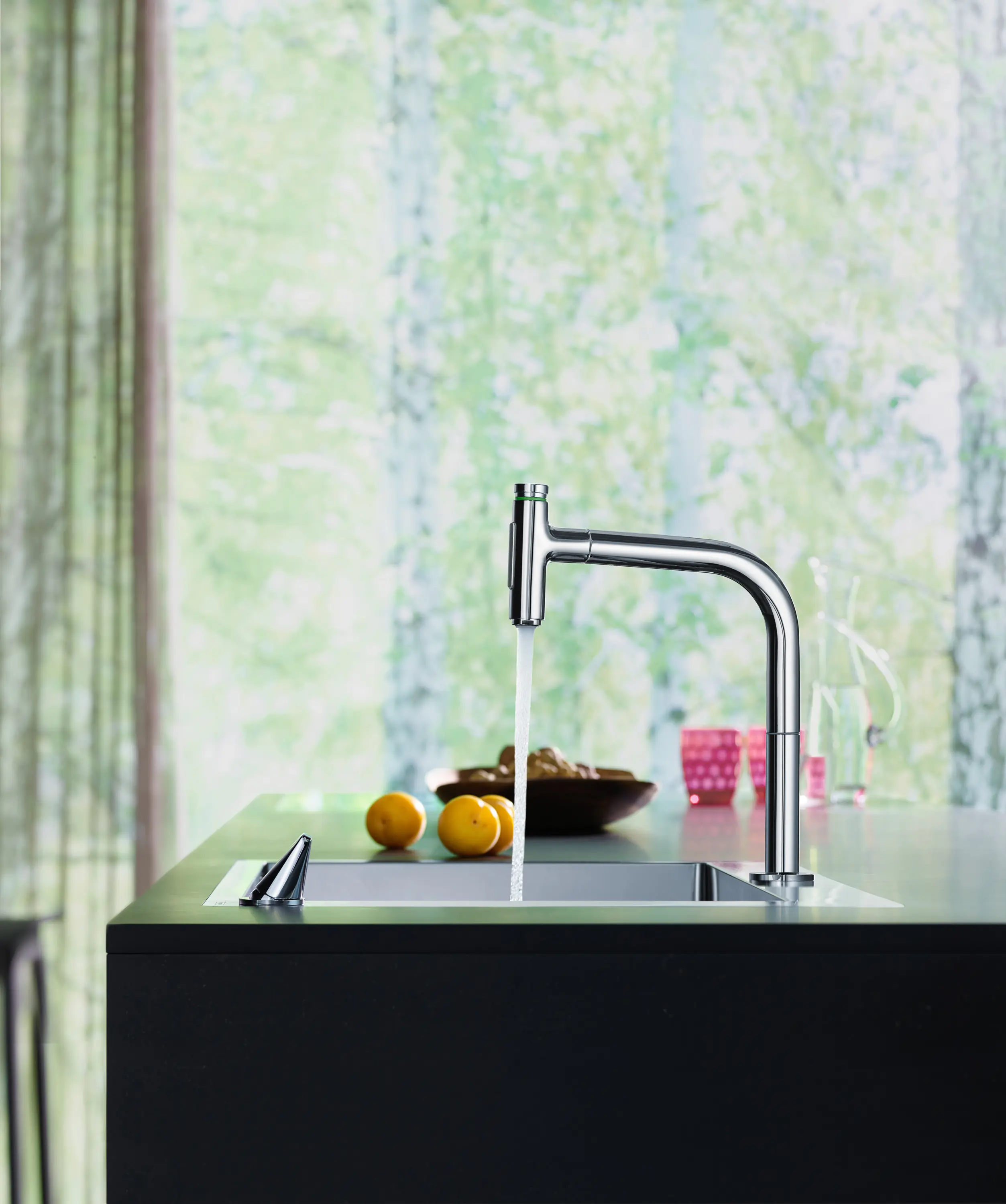 Hansgrohe - Metris Select M71 2-Loch Einhebel-Küchenmischer 200, Ausziehbrause, 2jet, sBox