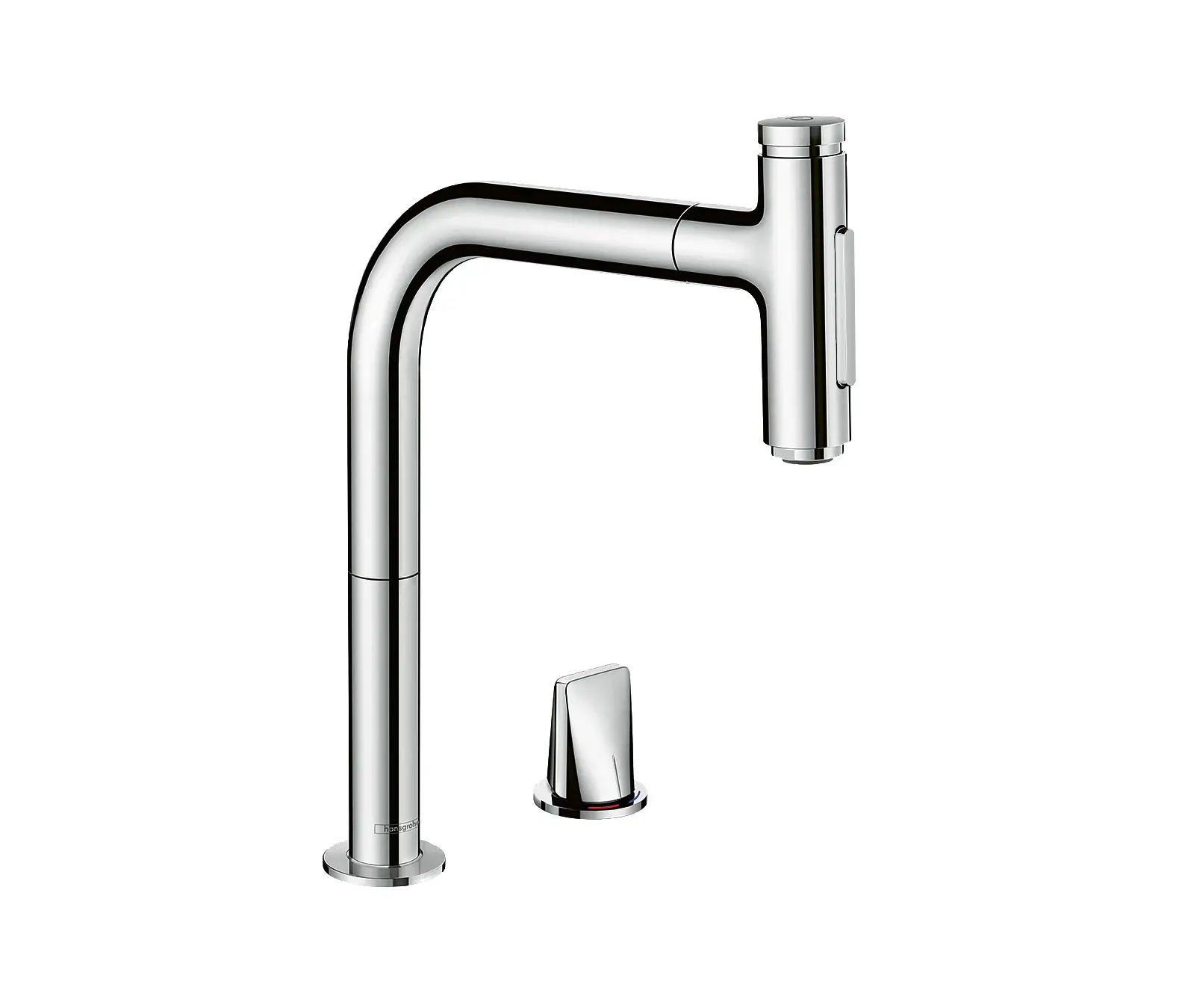 Hansgrohe - Metris Select M71 2-Loch Einhebel-Küchenmischer 200, Ausziehbrause, 2jet, sBox
