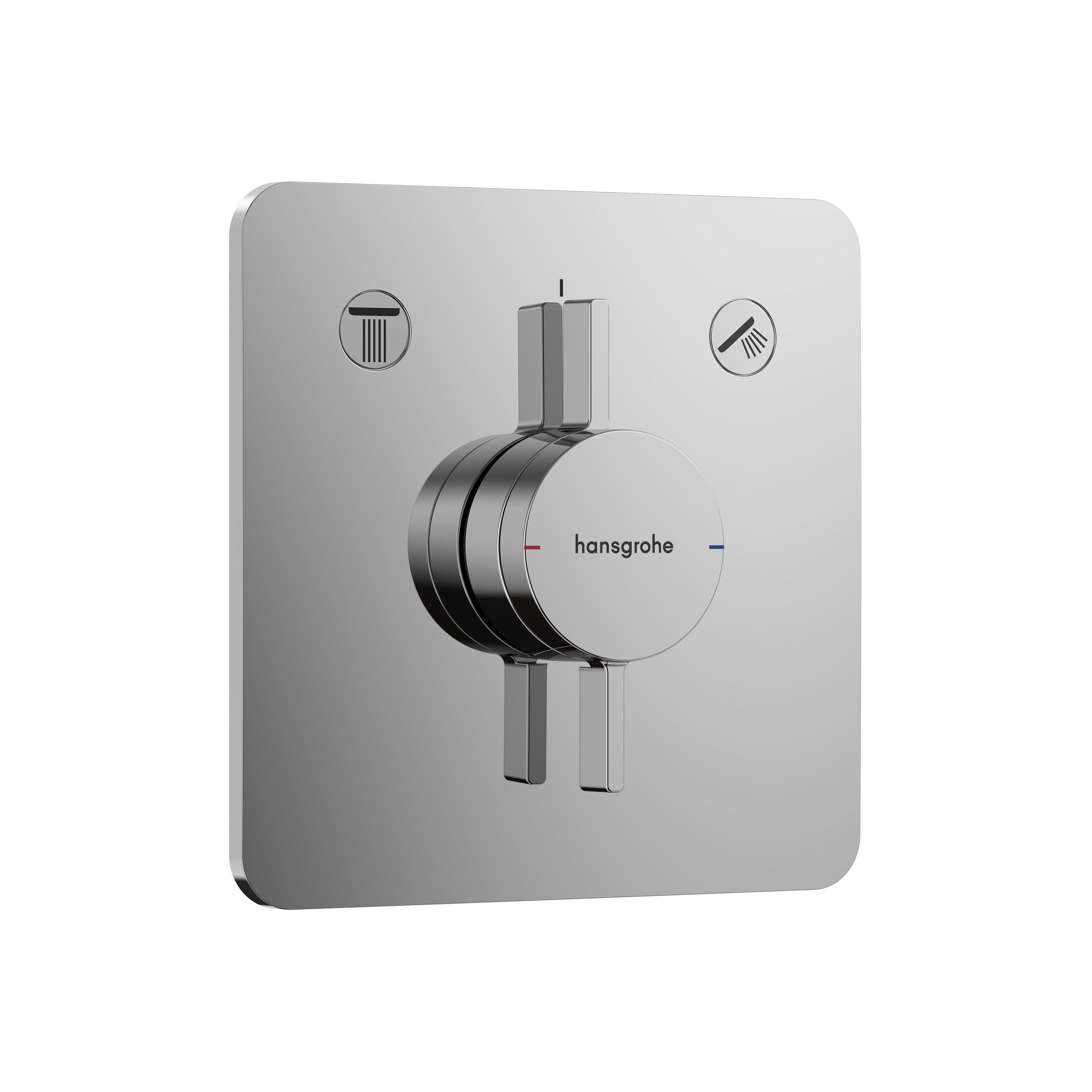 Afficher le produit DuoTurn Q Set de finition pour mitigeur mécanique encastré avec 2 fonctions du fabricant Hansgrohe