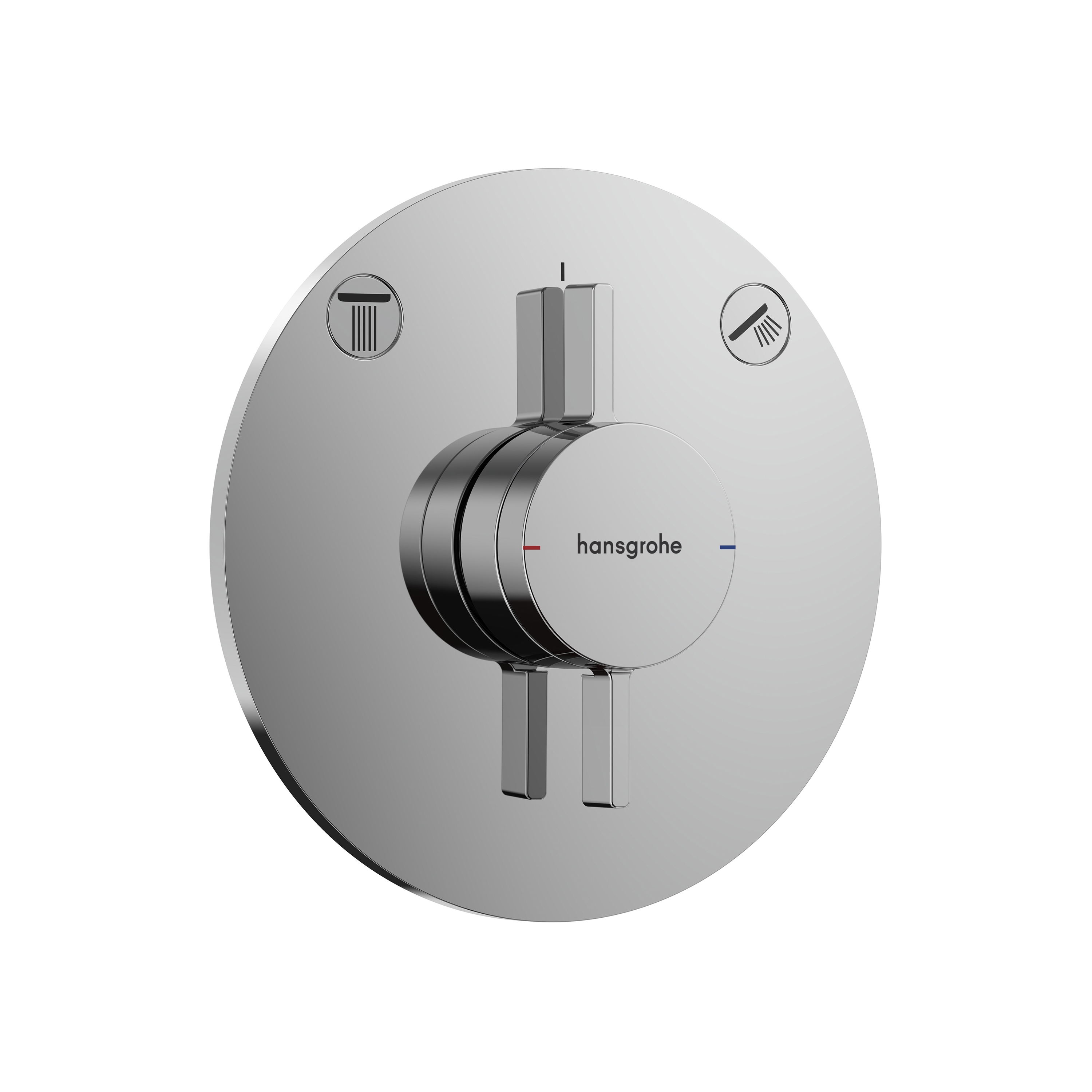 Afficher le produit DuoTurn S Set de finition pour mitigeur mécanique encastré avec 2 fonctions du fabricant Hansgrohe