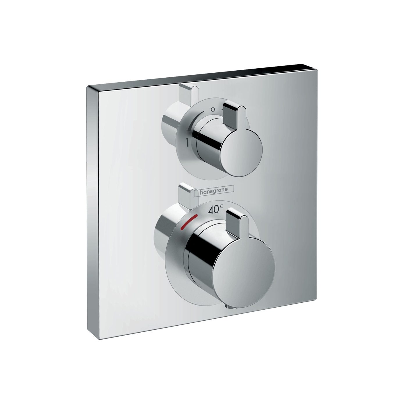 Mostra il prodotto Ecostat Square Miscelatore termostatico ad incasso per 2 utenze del produttore Hansgrohe