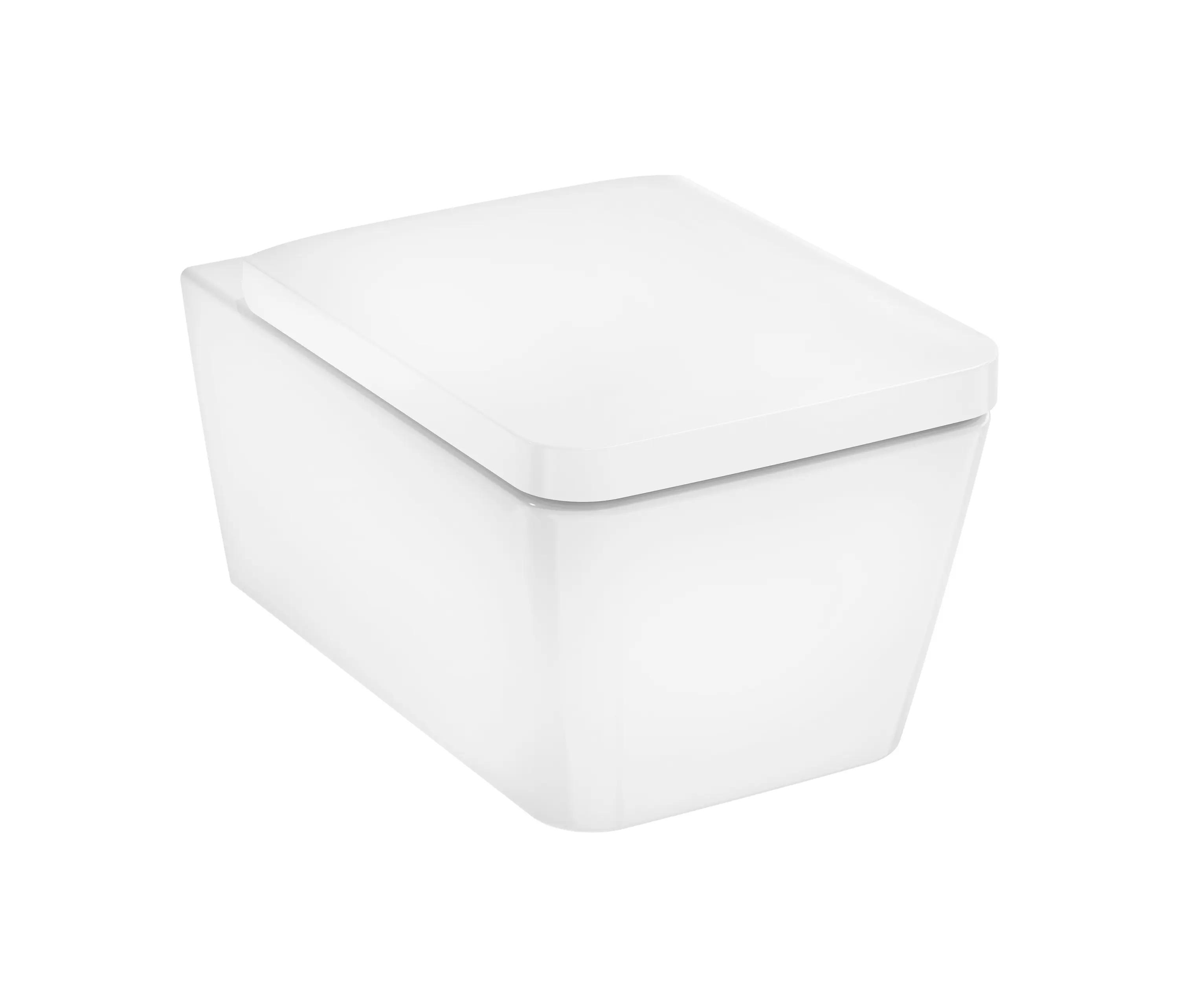 Hansgrohe - EluPura Q Wand WC Set 540 AquaFall Flush, HygieneEffect mit WC-Sitz mit SoftClose und QuickRelease