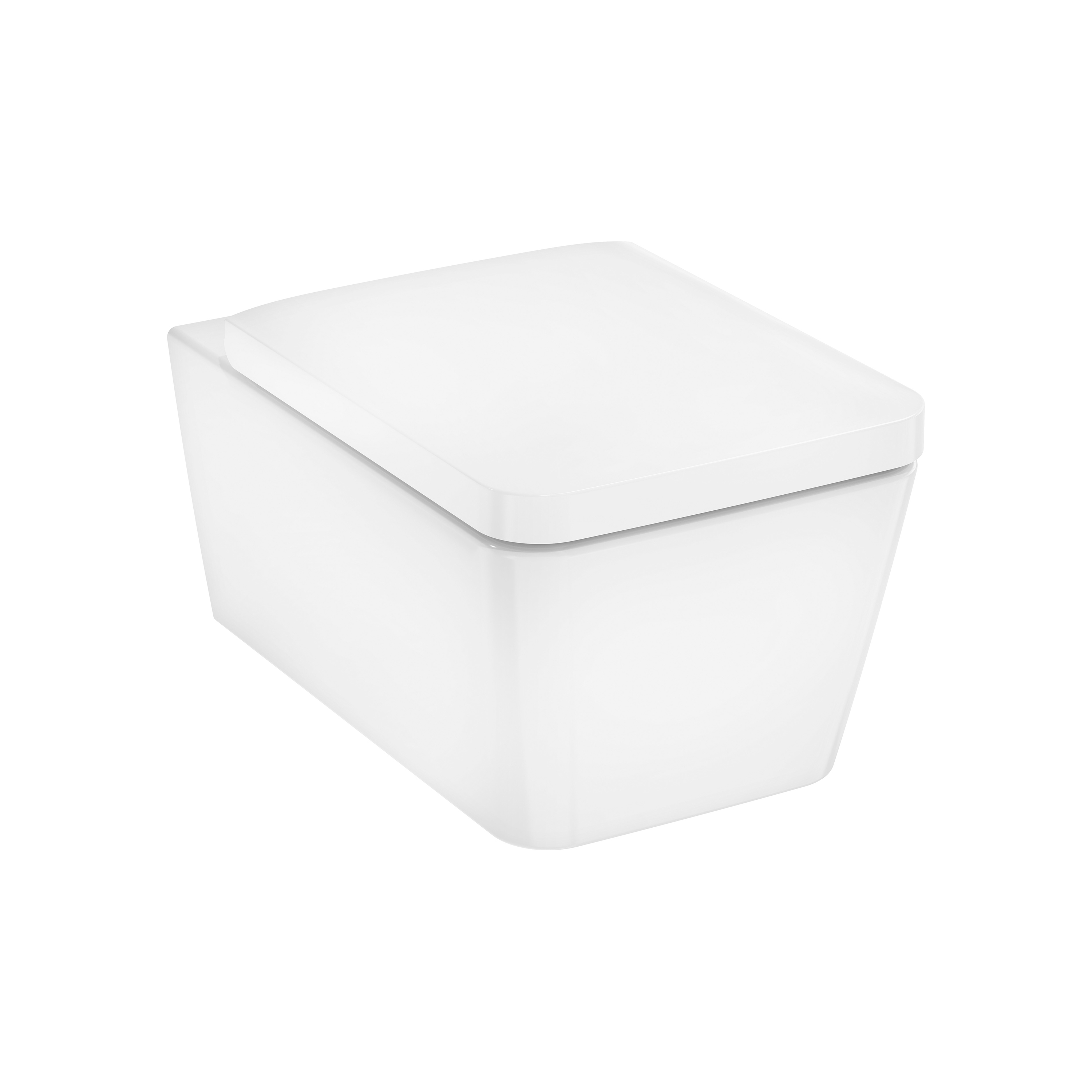Vertoon produk EluPura Q Wall hung WC Set 540 AquaFall Flush, HygieneEffect with WC seat and cover with SoftClose and QuickRelease van vervaardiger Hansgrohe