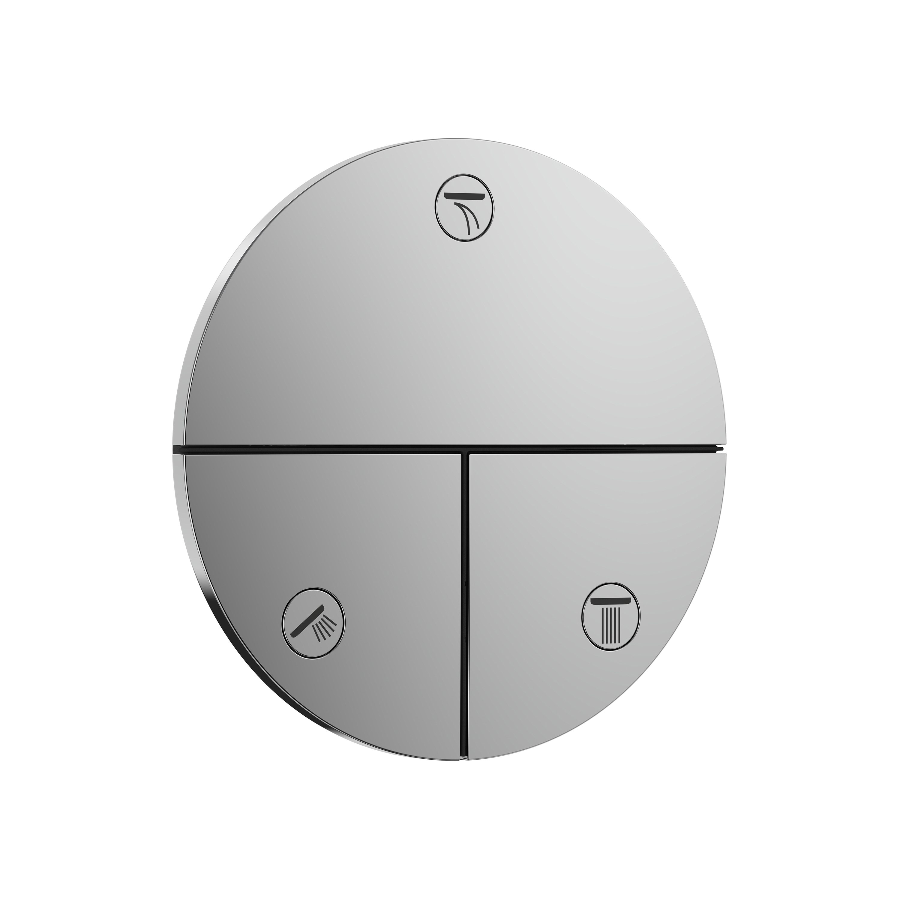 Display product ShowerSelect Comfort S Valve for concealed installation for 3 functions from manufacturer Hansgrohe
