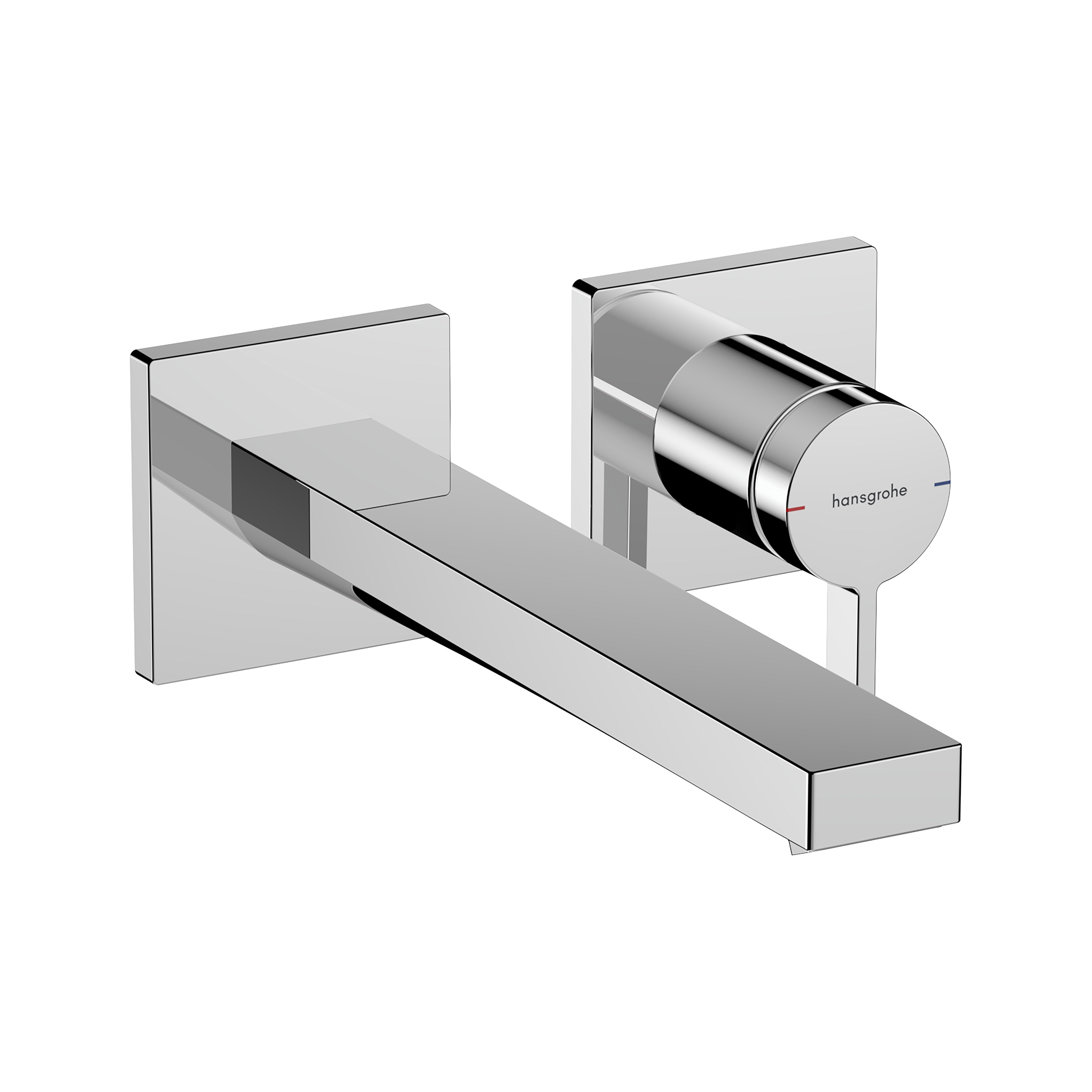 Afficher le produit Tecturis E Mitigeur de lavabo encastré mural, bec 22.5 cm, bonde à écoulement libre du fabricant Hansgrohe