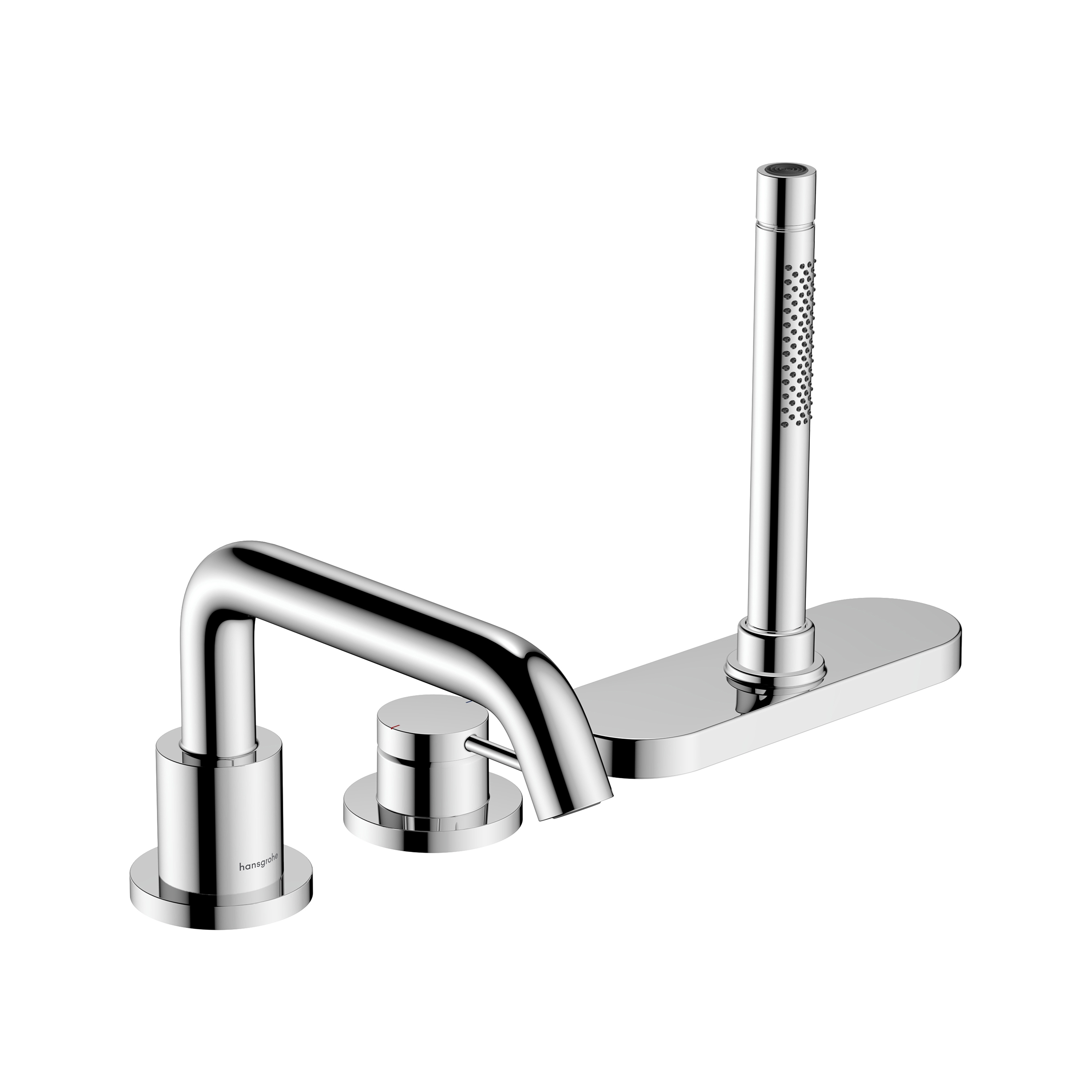 Afficher le produit Tecturis S Set de finition mitigeur 3 trous pour montage sur bord de baignoire avec sBox du fabricant Hansgrohe